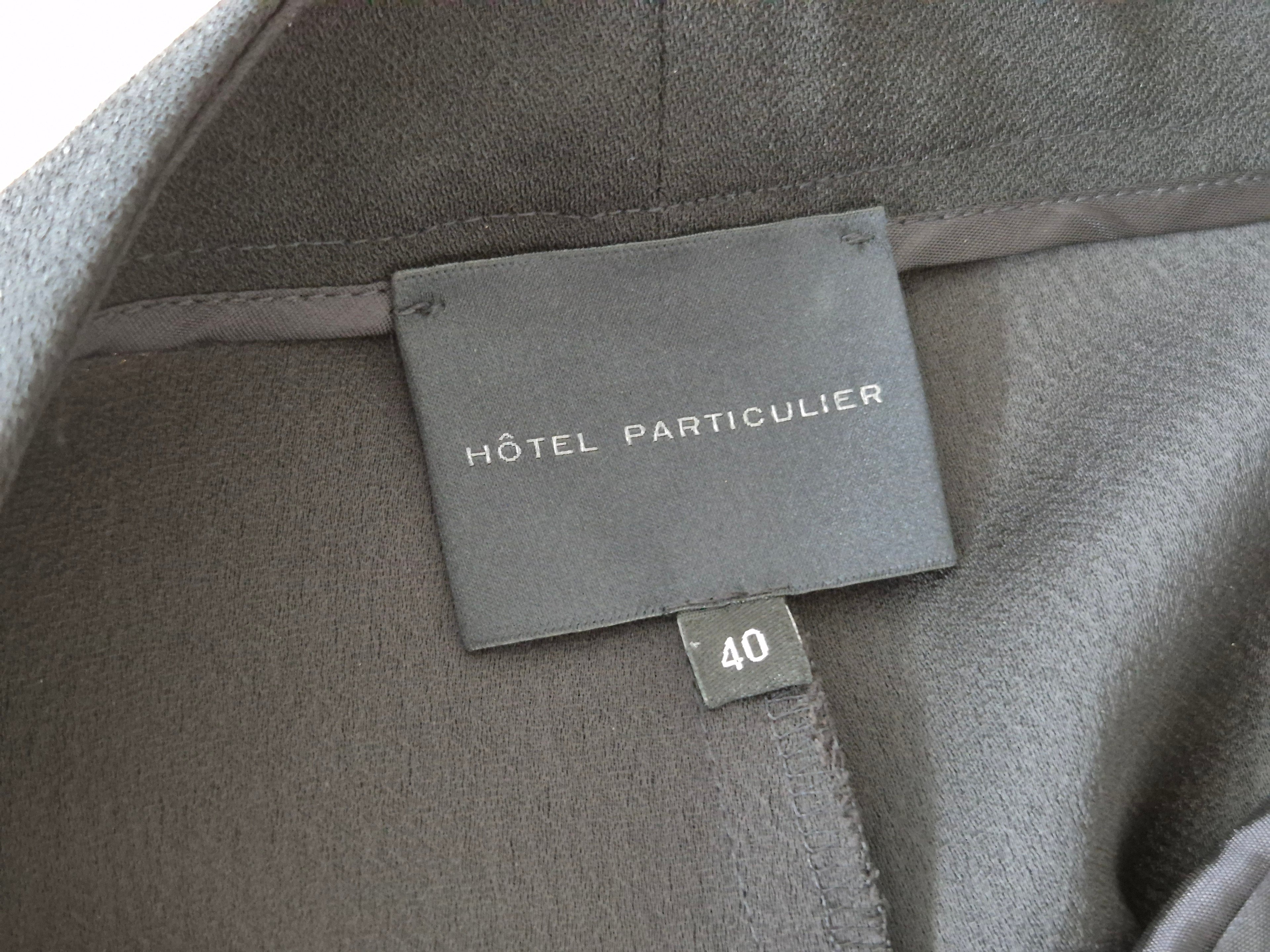 Hôtel Particulier Plisseehose mit Gürtel – Schwarz, Gr. 40, Wie Neu