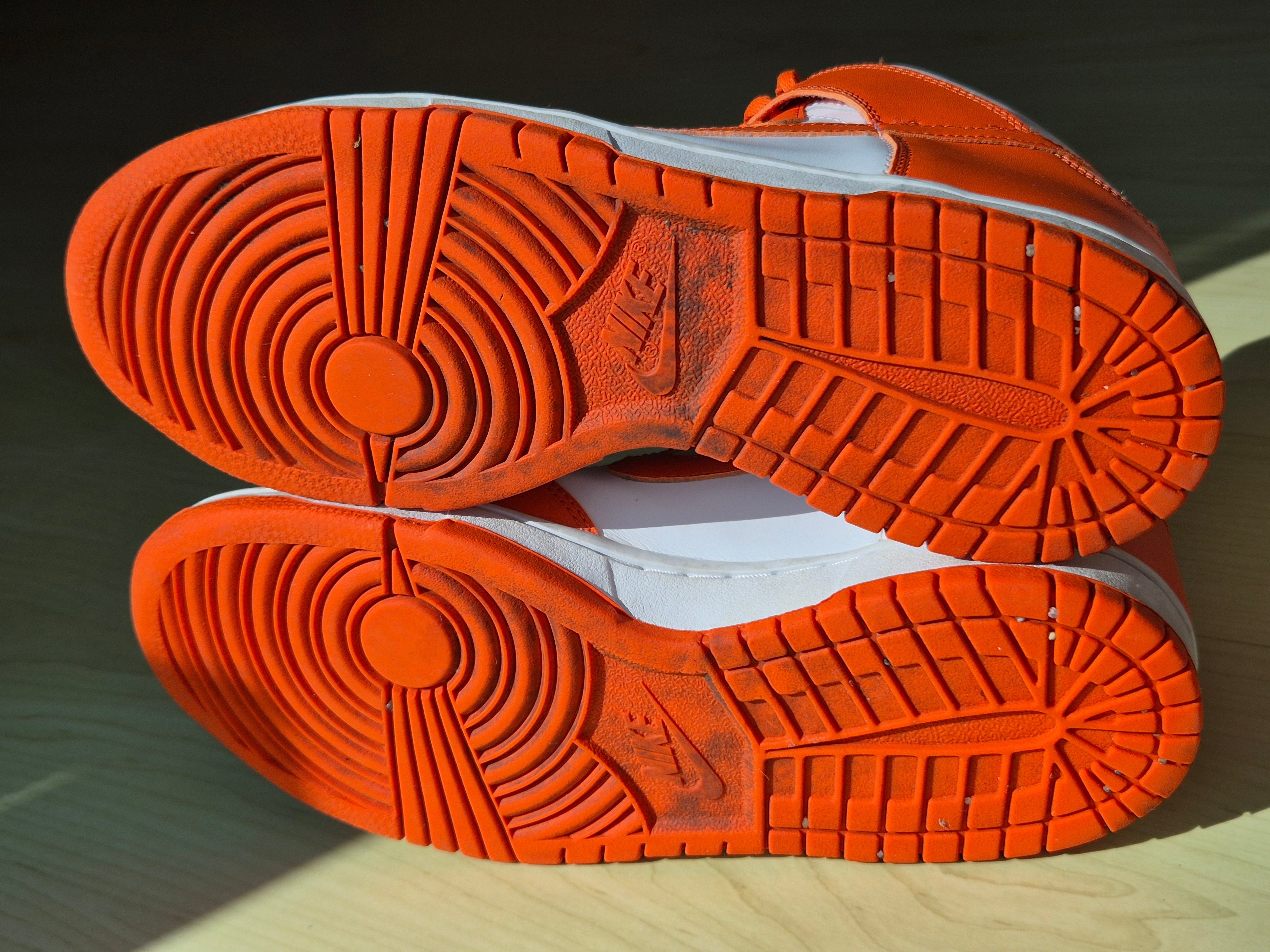 Nike Dunk High Syracuse – Gr. 39 – Orange/Weiß – guter Zustand