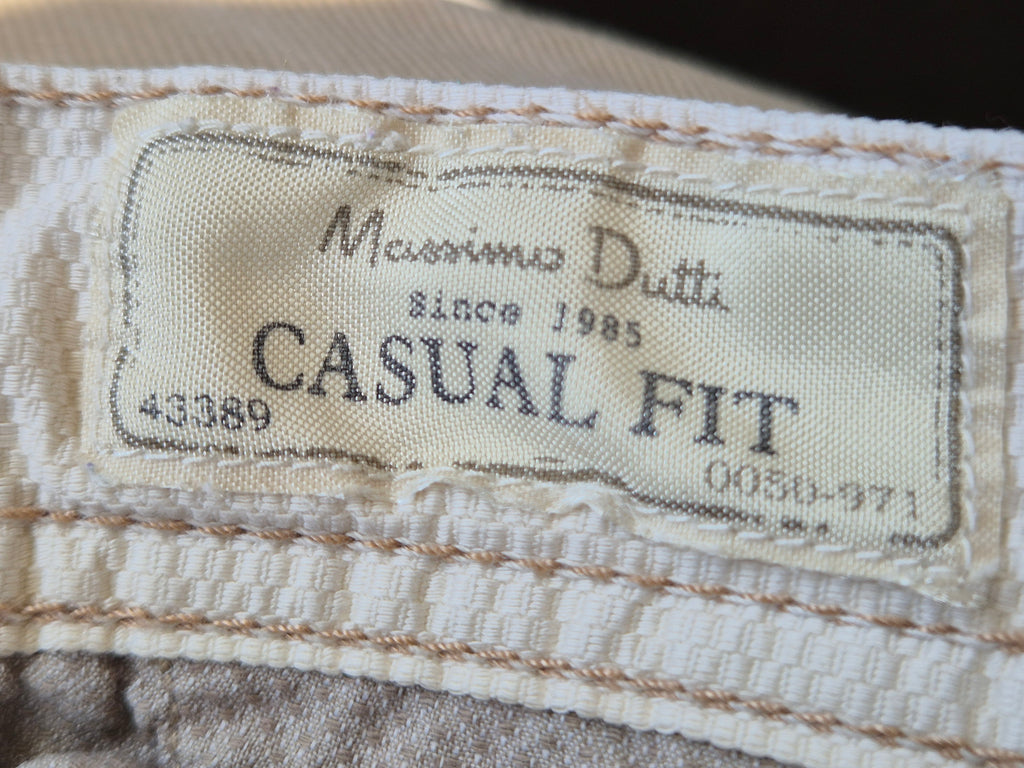 Massimo Dutti Casual Fit Chino, Weiß, Größe 46, Sehr guter Zustand