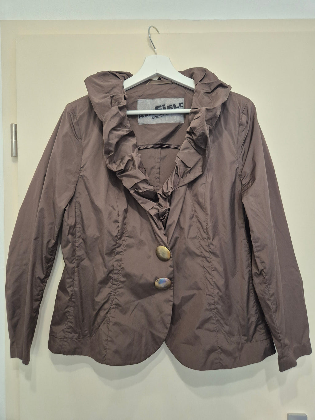 Airfield Damen Sweat-Blazer, Braun/Taupe, Gr. 44, guter Zustand