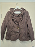 Airfield Damen Sweat-Blazer, Braun/Taupe, Gr. 44, guter Zustand