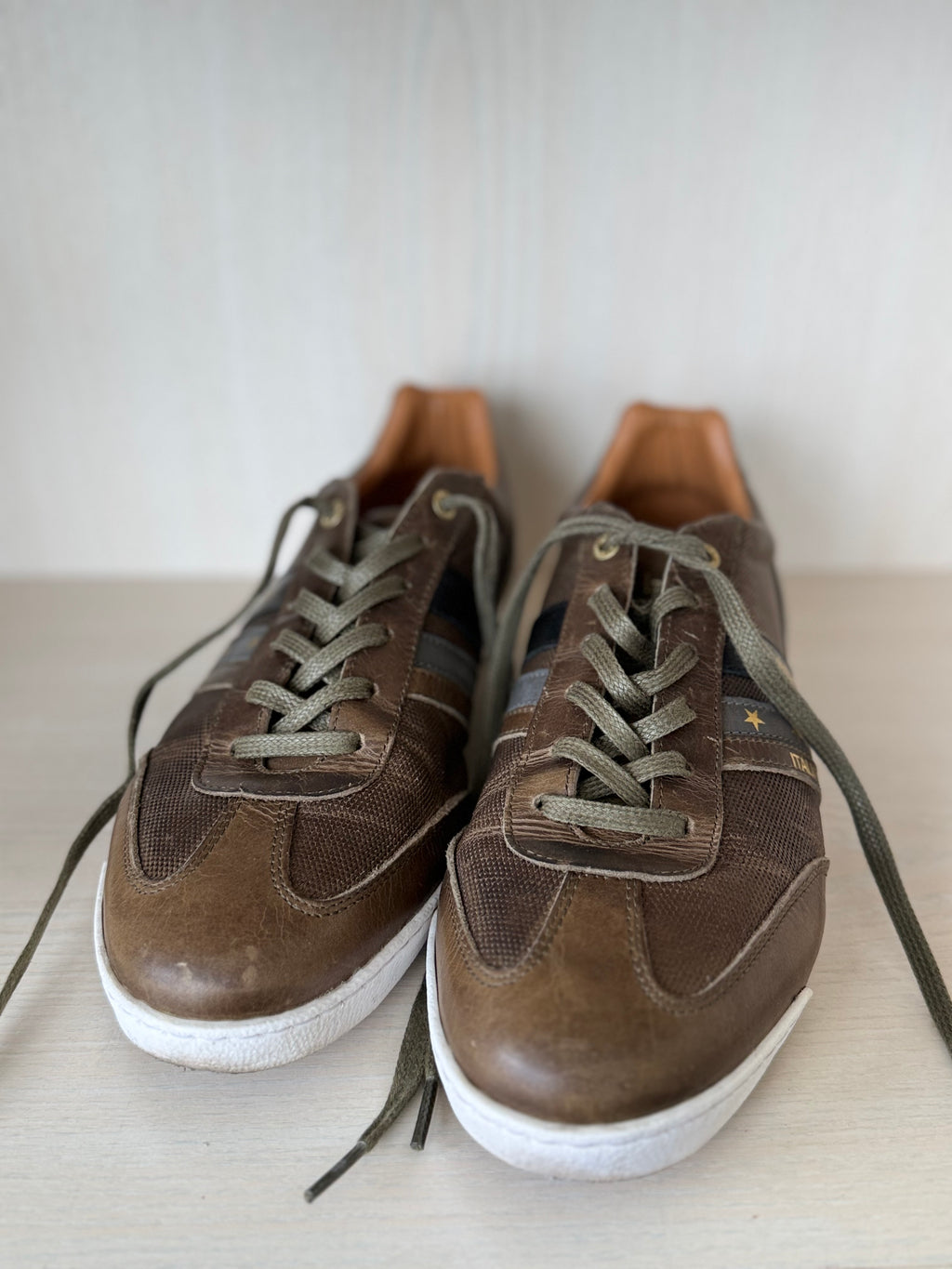 Pantofola d’Oro Imola Sneakers – Brown, EU 44, Very Good Condition