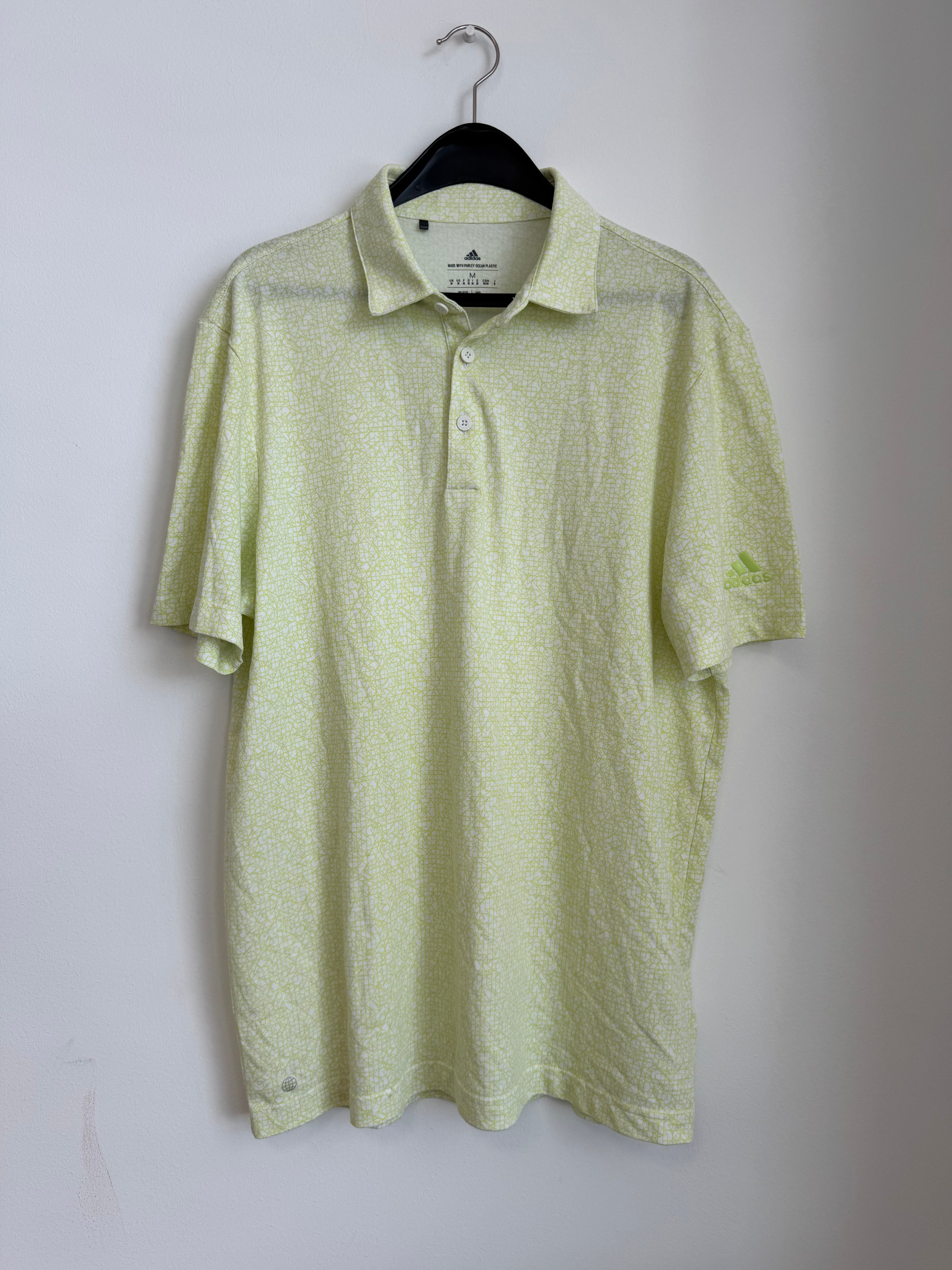Adidas Performance Parley Ocean Plastic Golf Polo Herren M Hellgrün, Gut