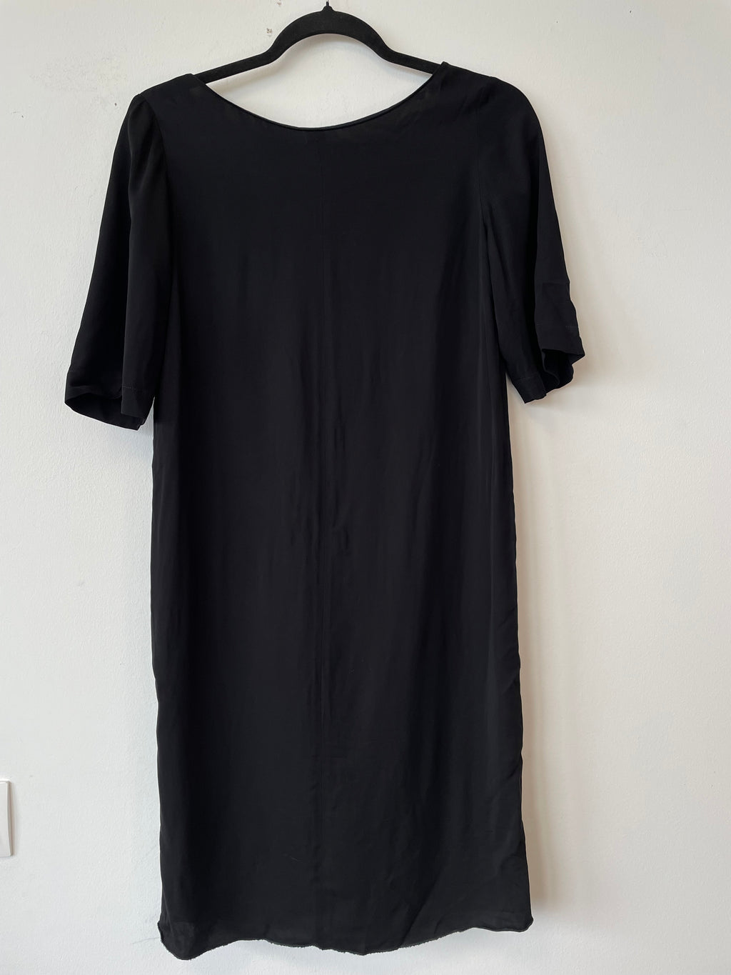 Stella McCartney Elbow Sleeve Dress – Black, Size 36, Very Good Condition