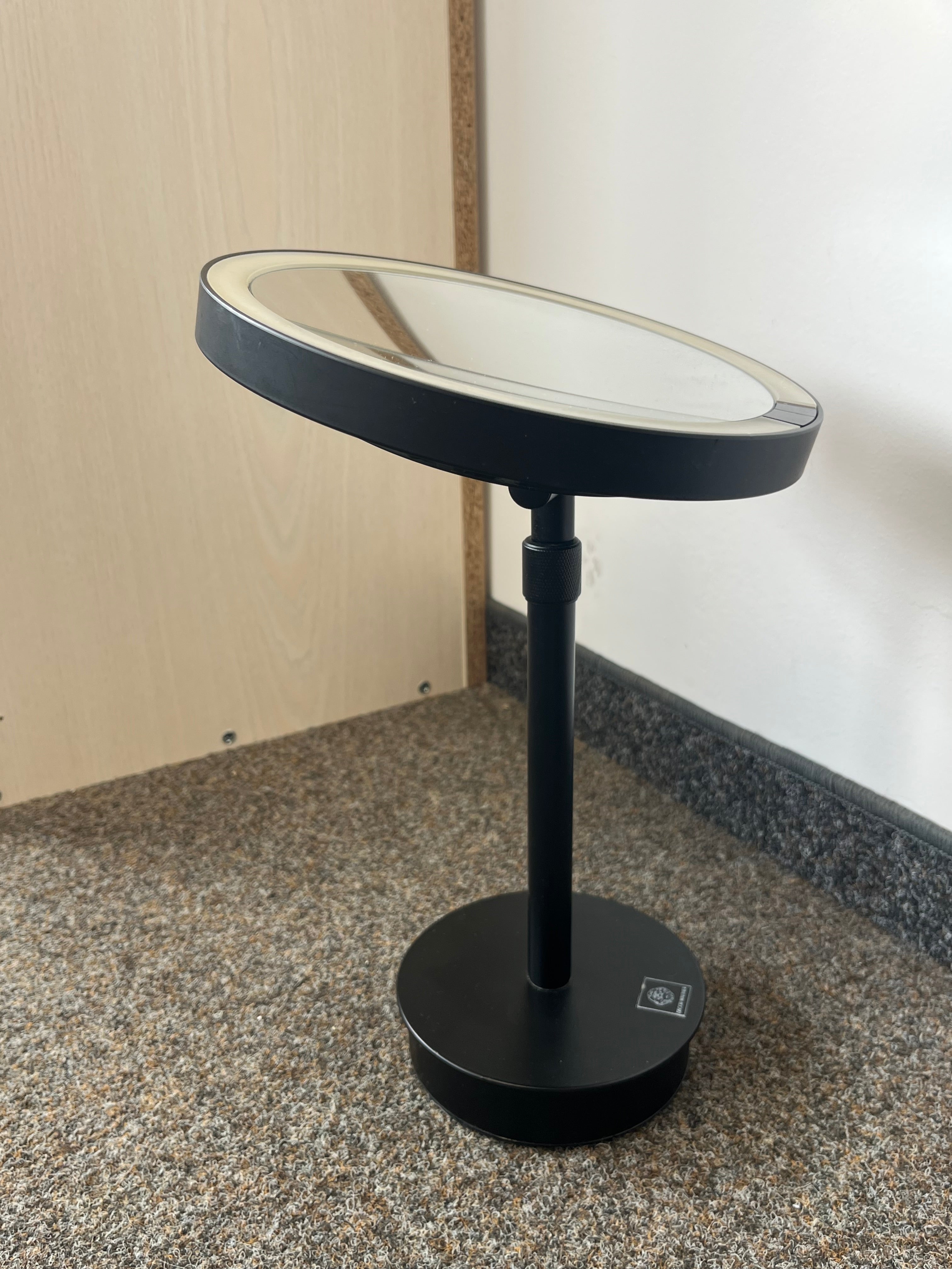 Decor Walther LED Sensor Vanity Mirror, Medium, Black, Good Condition, Cordless