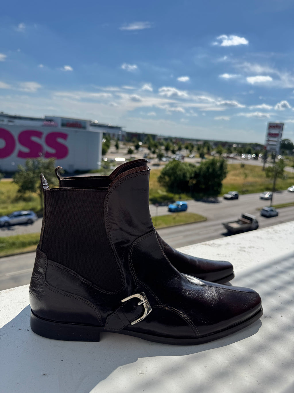 D&G by Dolce & Gabbana Brown Leather Ankle Boots EU 41 Like New