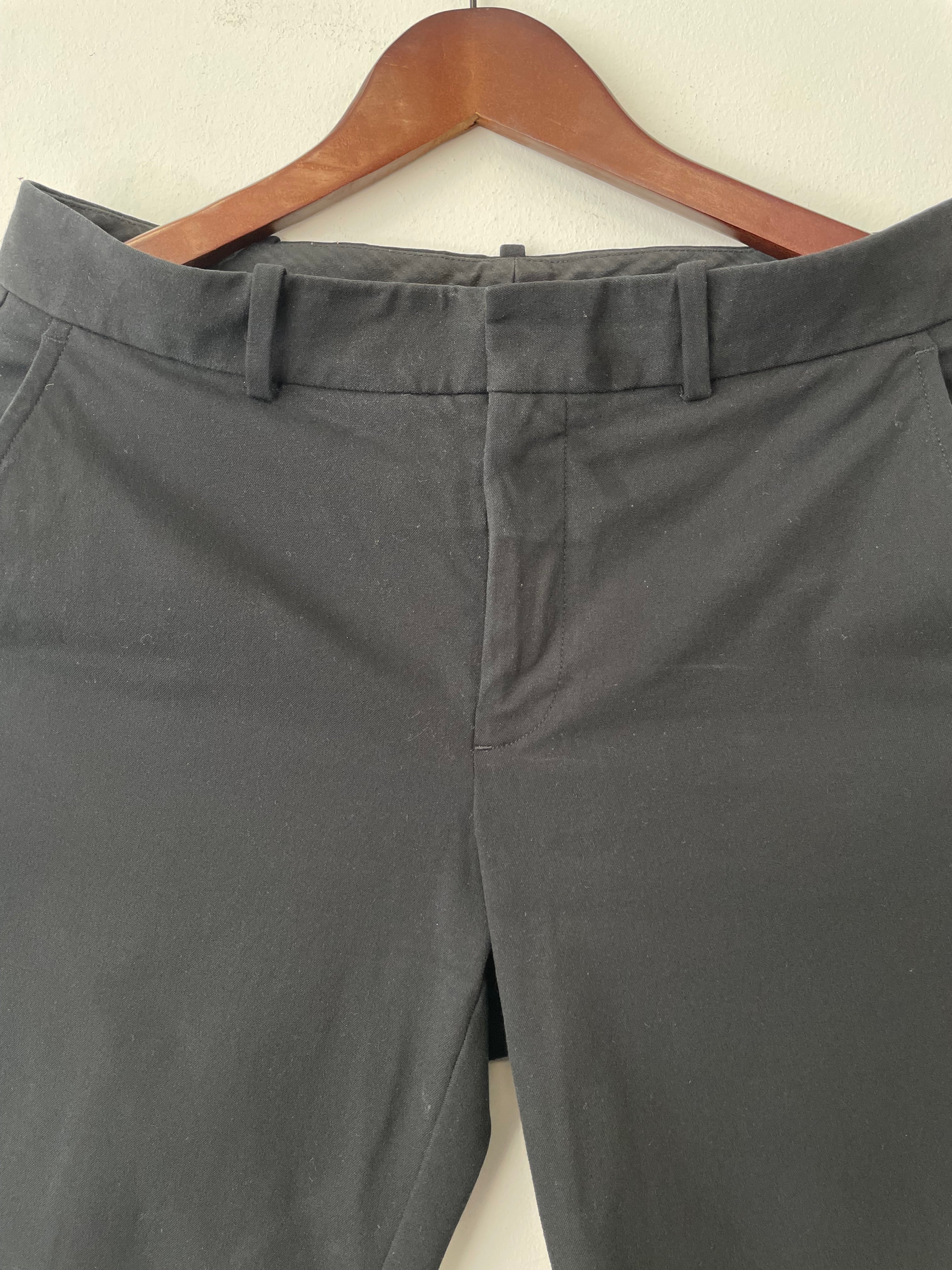 Polo Ralph Lauren Damen Hose Schwarz Gr. 4 Woll-Seide Sehr Gut