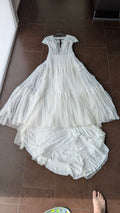 Rosa Clará Boheme “LIRIS” Bridal Gown, Lace & Tulle, White, Very Good