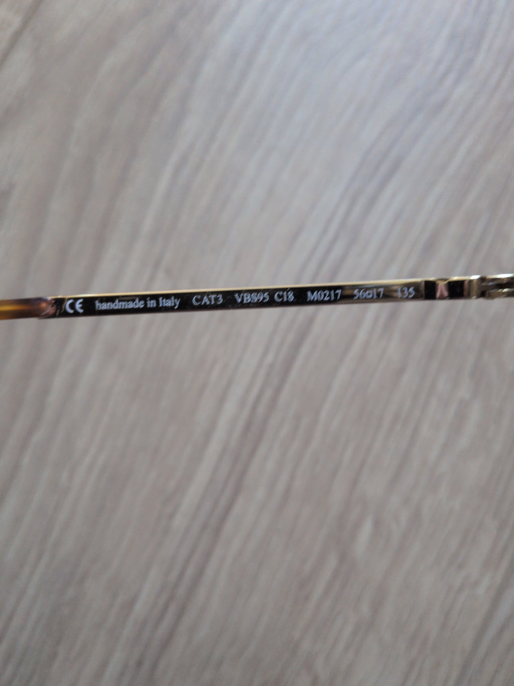 Victoria Beckham Sonnenbrille VB595 C18 Gold Rund Medium – Guter Zustand