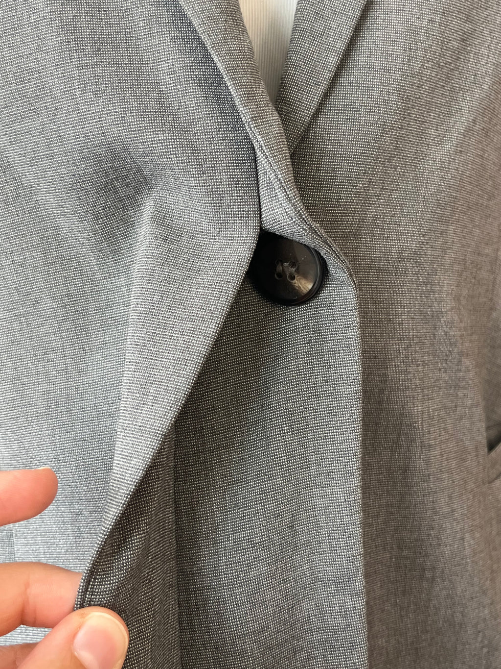 Mexx Metropolitan Women’s Blazer | Size M | Grey | Wool Blend | Very Good