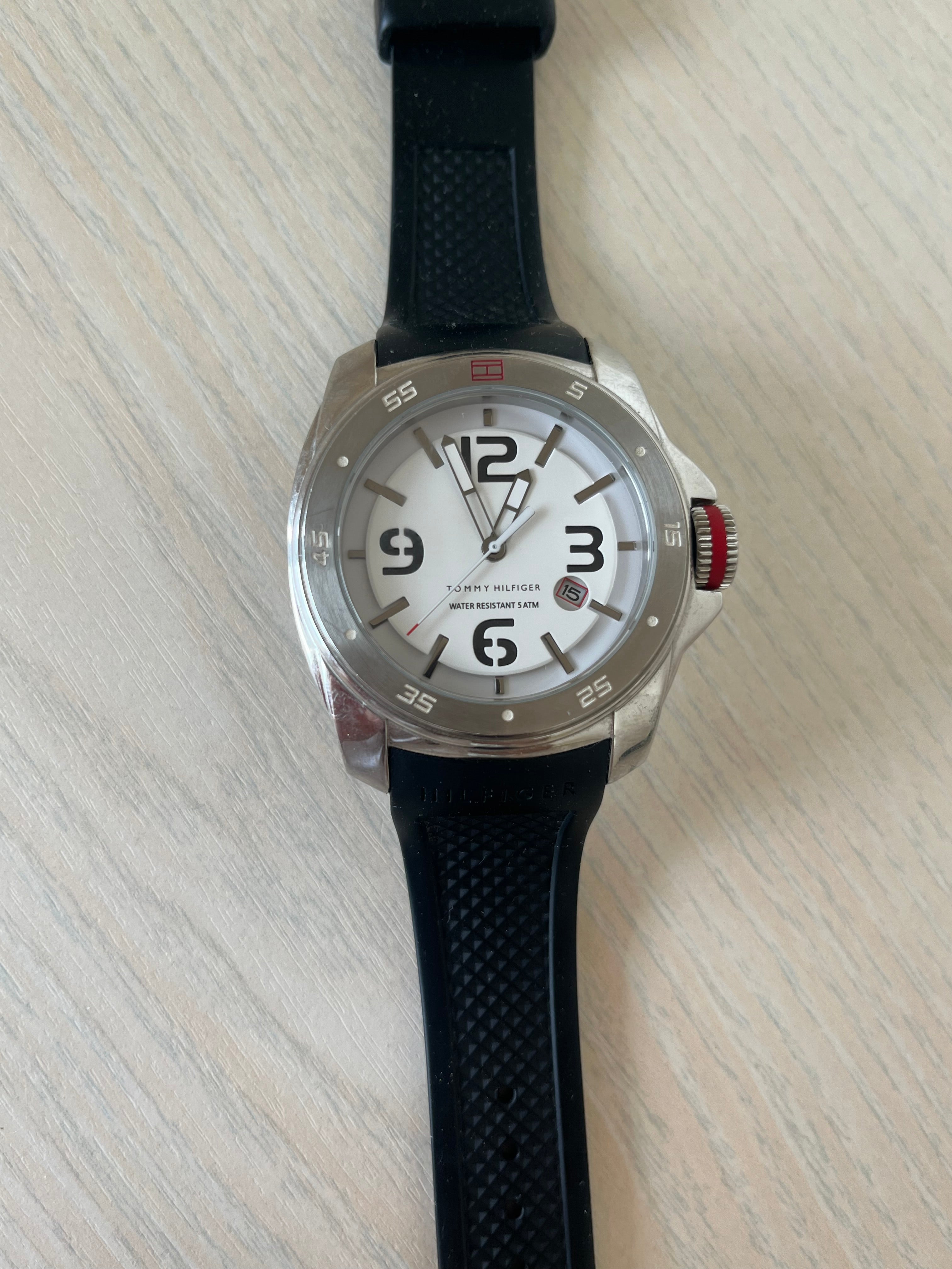 Tommy Hilfiger Men’s Watch TH.113.1.14.0929, 46mm, Quartz, Stainless Steel, Black