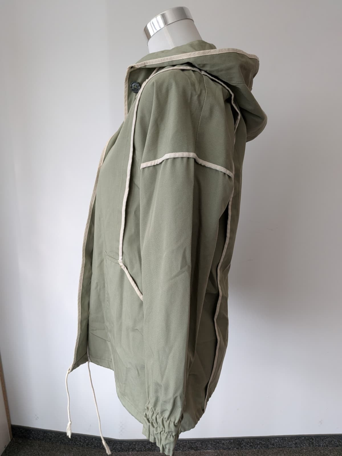 Danish Vintage Hooded Parka by Theilamac | Olive Green | Medium | Good Condition