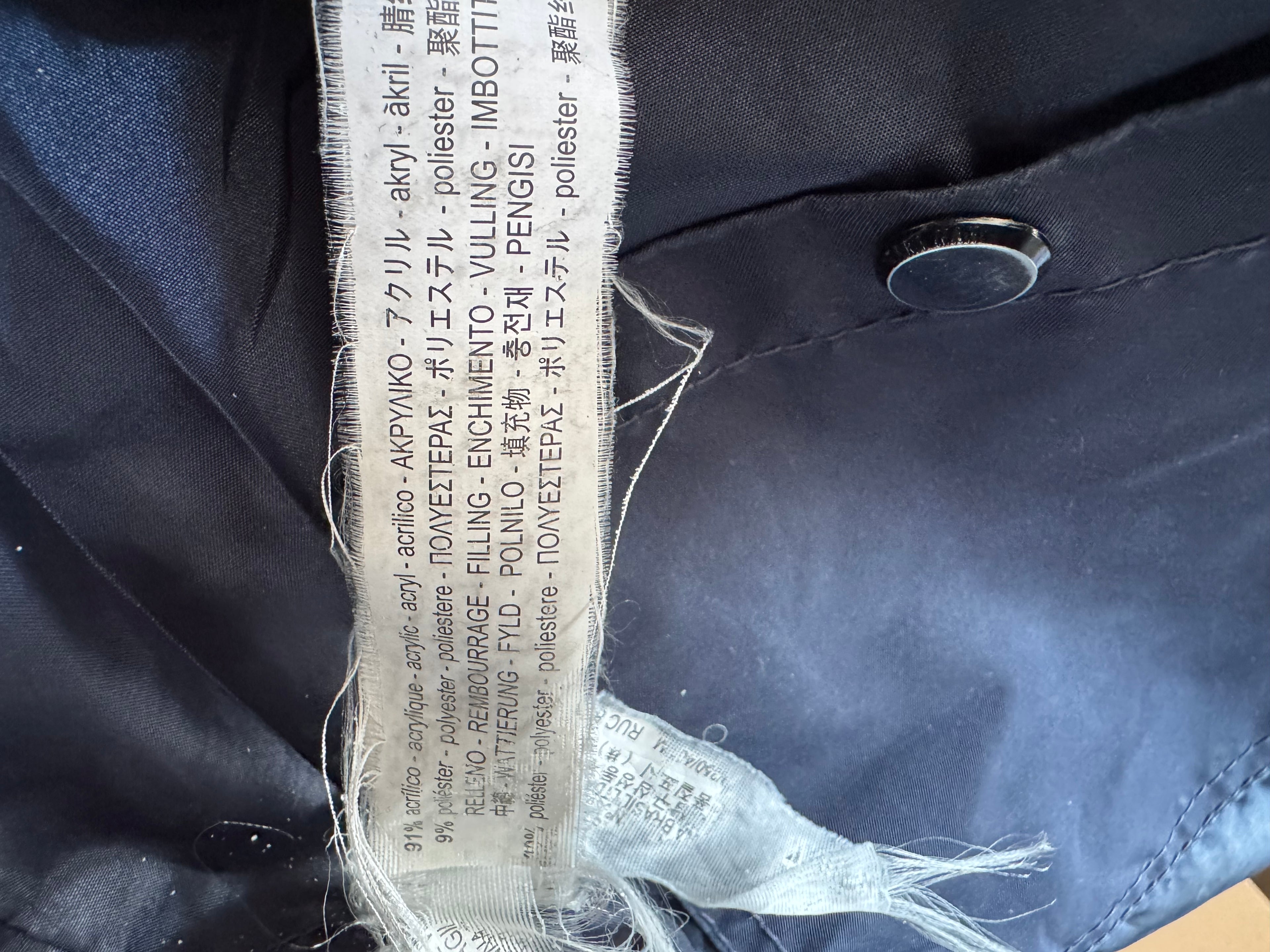 Zara Man Puffer Parka, Gr. M, Schwarz – warmer Wintermantel, gebraucht