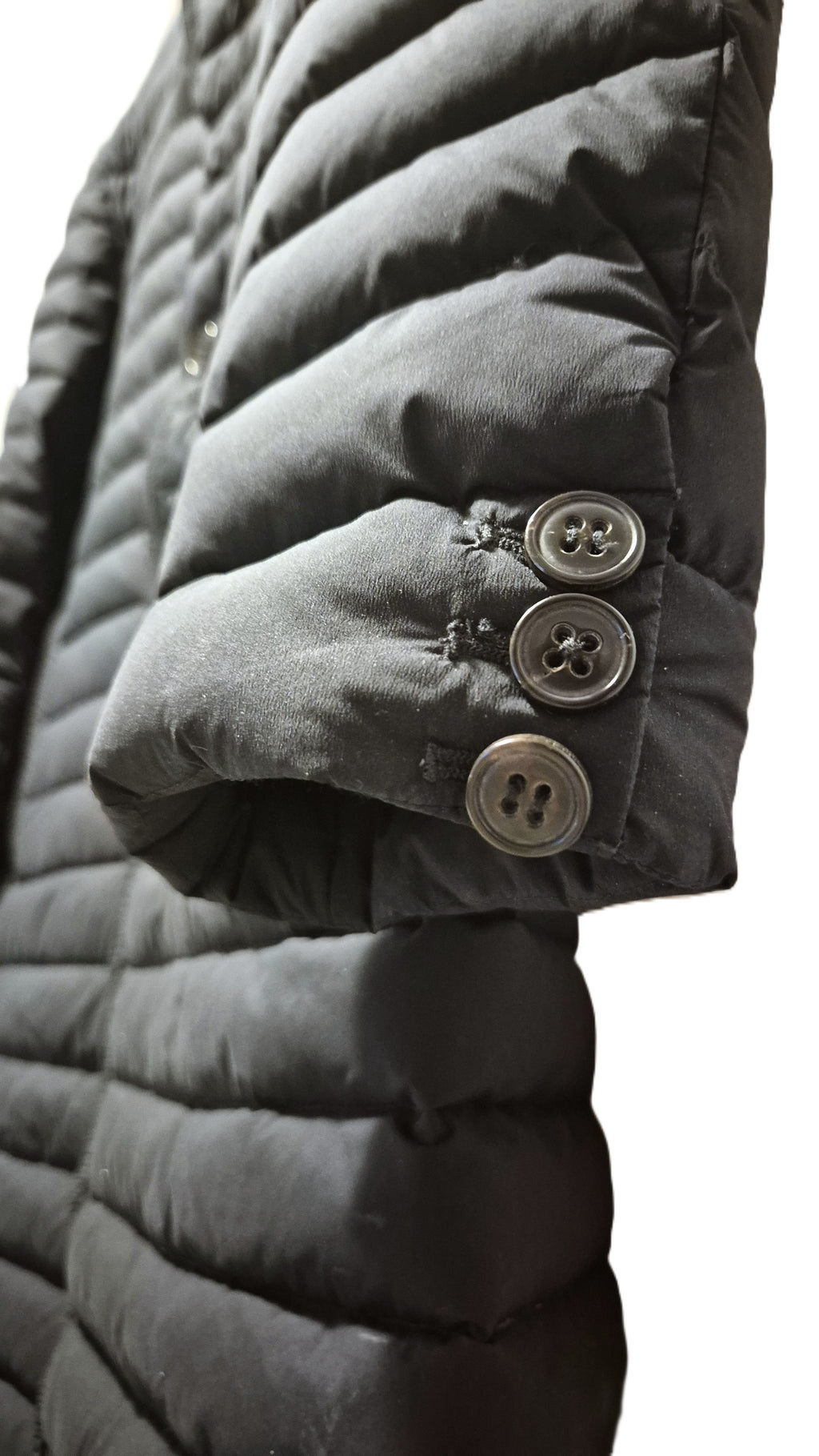 Ermanno Scervino Daunenmantel Herren 52 | Winterjacke | Schwarz | Gut