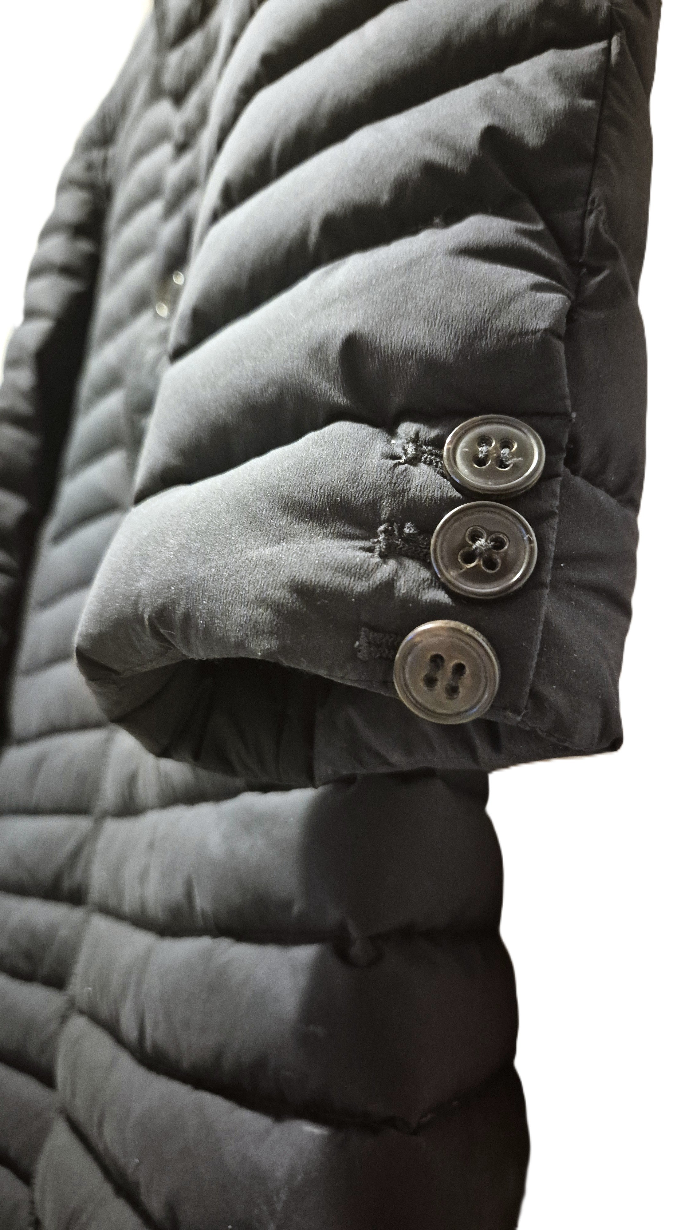 Ermanno Scervino Daunenmantel Herren 52 | Winterjacke | Schwarz | Gut