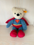 Steiff Soft Cuddly Friends Superman Bär 30cm – wie neu, ohne Box