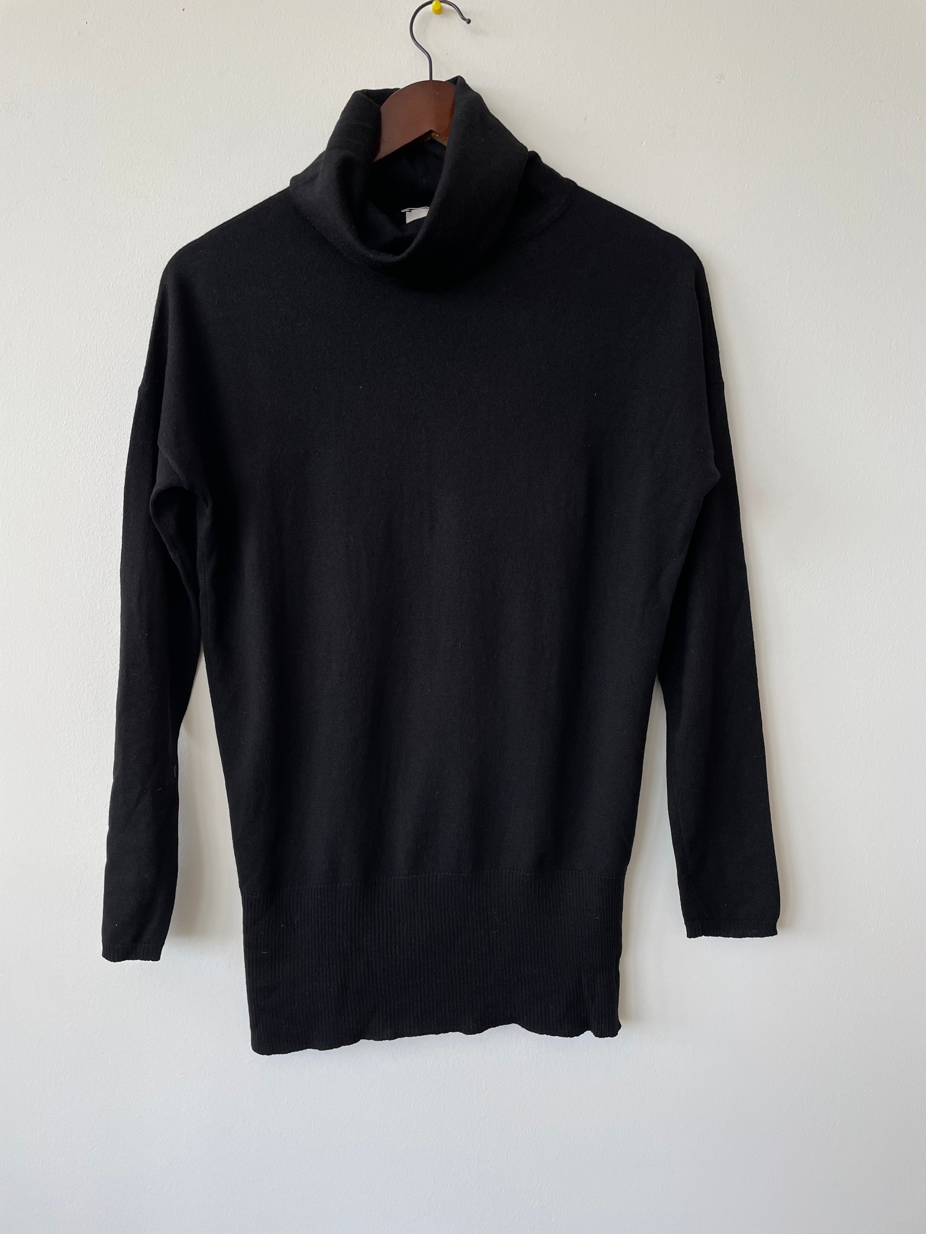 Wolford Rollkragenpullover Schwarz Gr. M – klassisch, guter Zustand