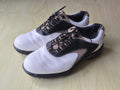 FootJoy Contour Series Golf Shoes Leather White/Black EU 42 Very Good