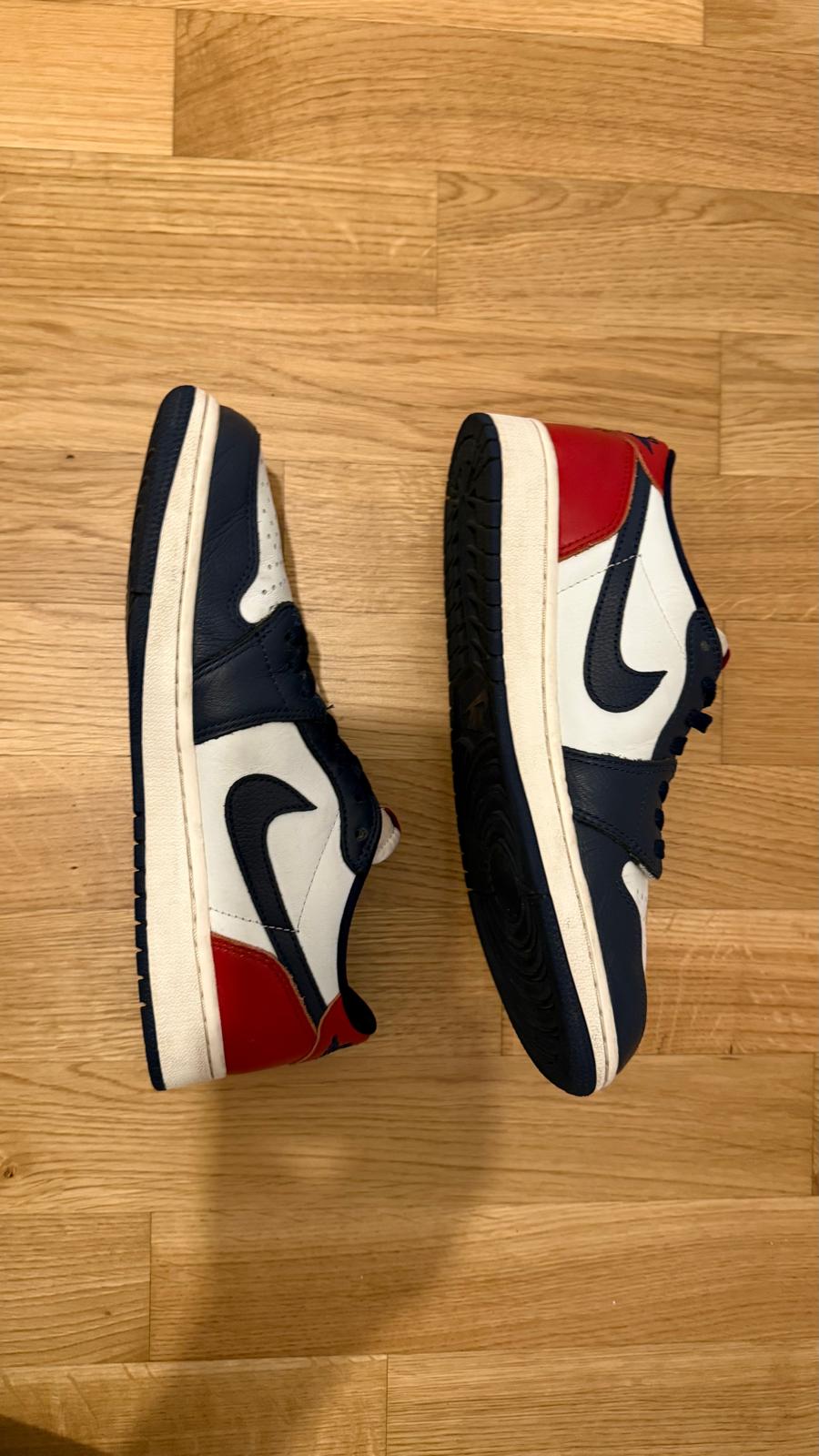 Air Jordan 1 Low OG Summit White/Gym Red/Midnight Navy | EU 42 | OVP | Top