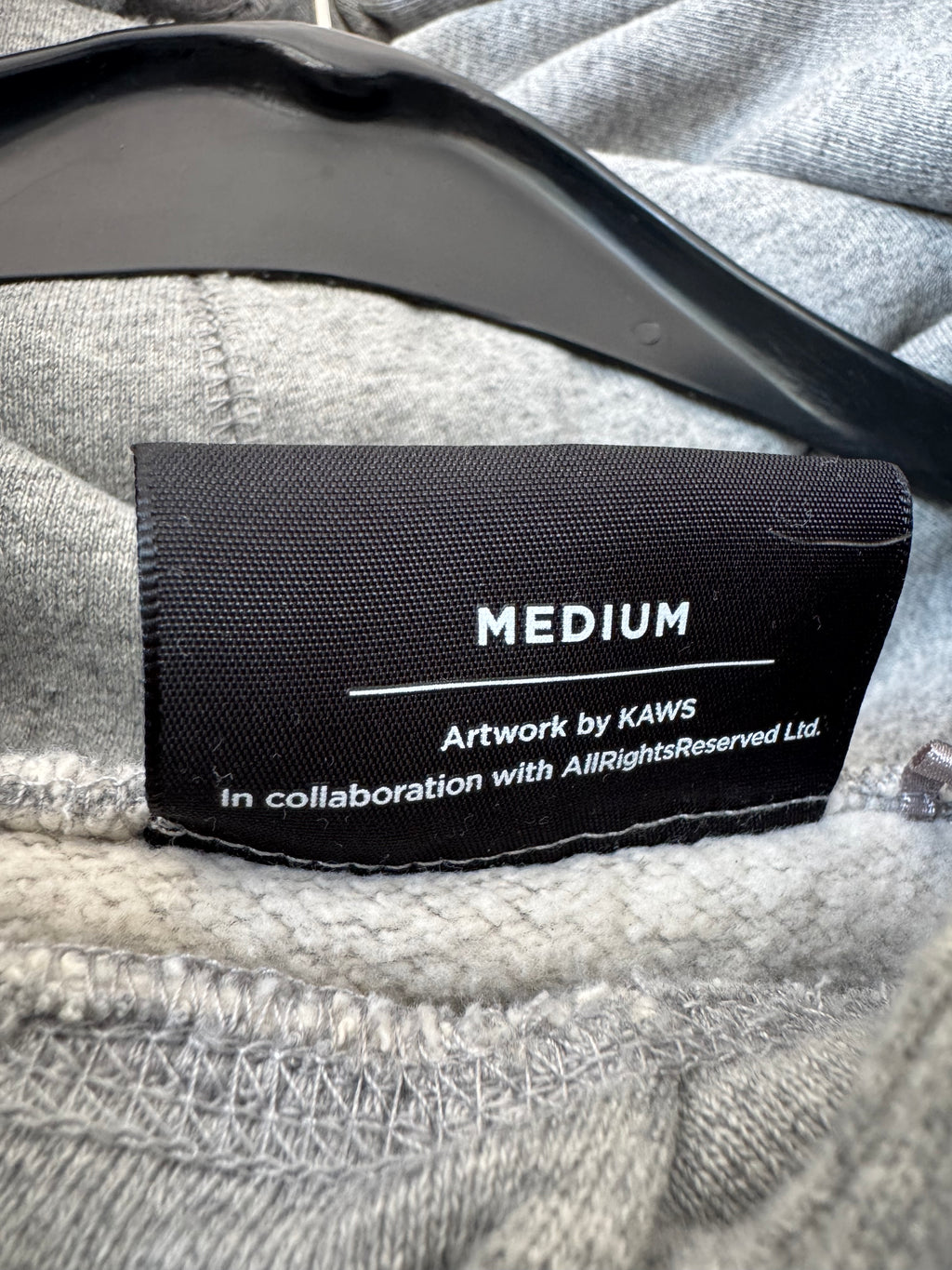 KAWS:Holiday United Kingdom Hoodie Grey – Size M – Good Condition