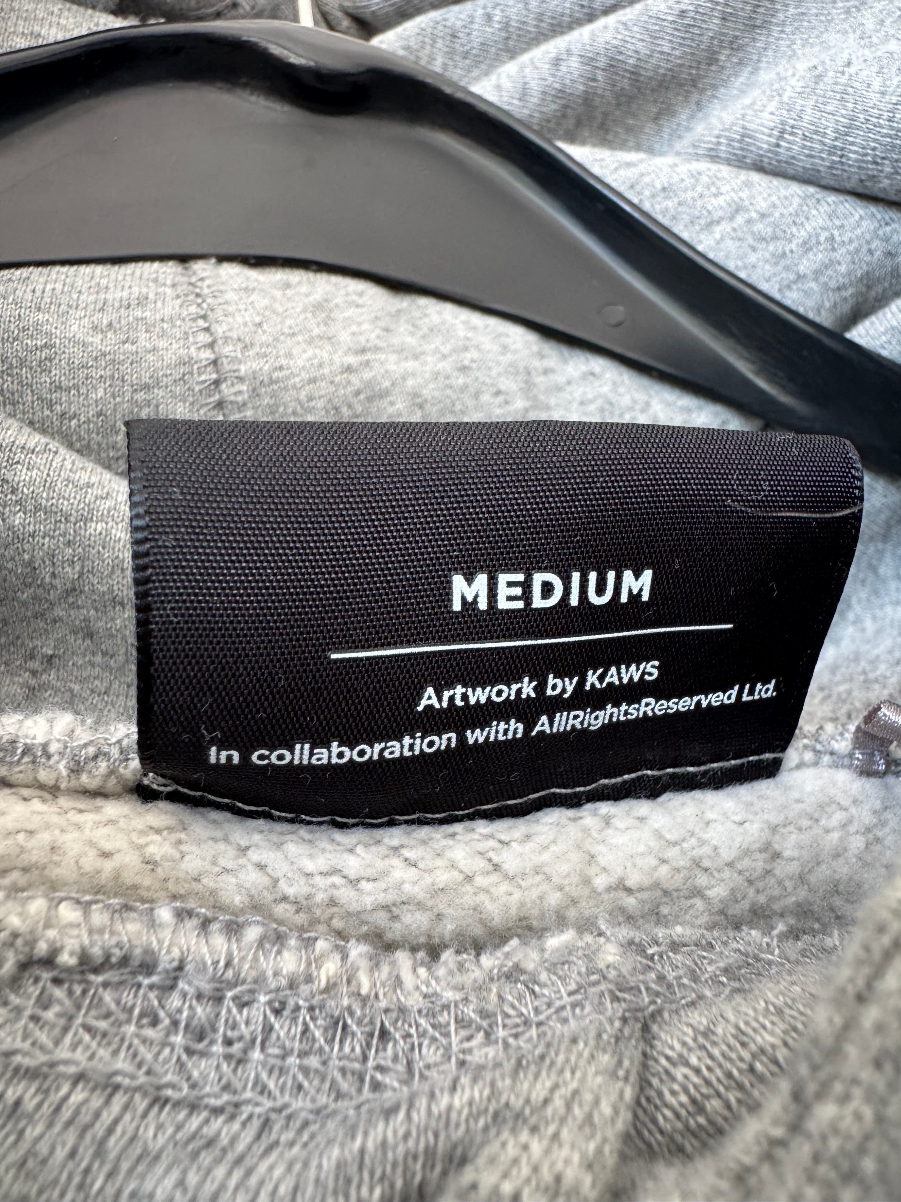 KAWS:Holiday United Kingdom Hoodie Grey – Size M – Good Condition