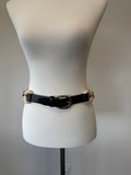 Zara Rope & Leder Taillengürtel, Schwarz/Natur, Gr. M, sehr guter Zustand