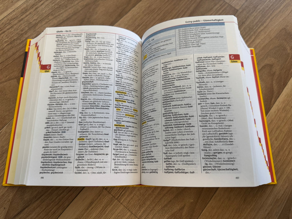 Duden German Spelling Dictionary, 25th Edition, Hardcover, Very Good