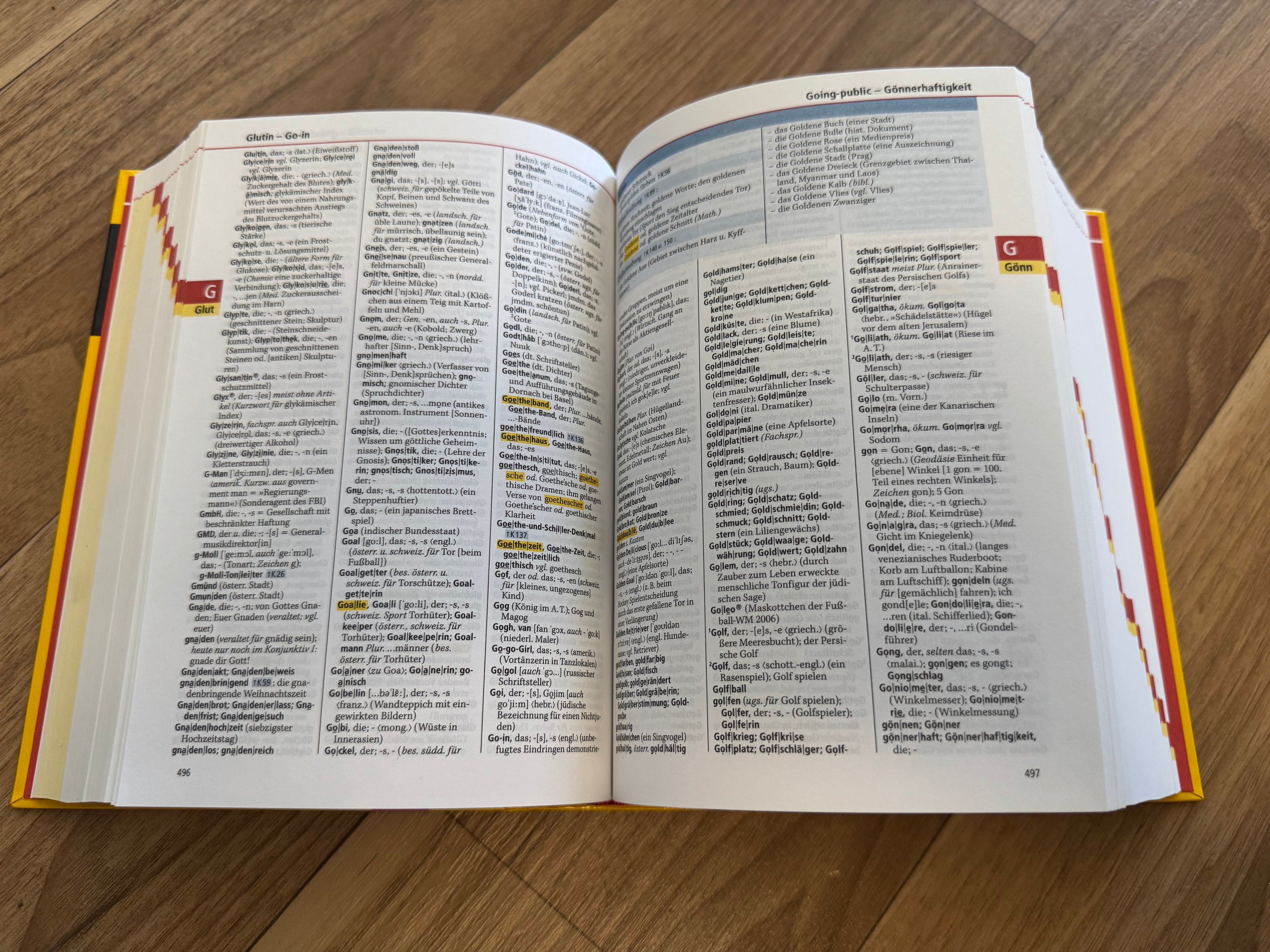 Duden German Spelling Dictionary, 25th Edition, Hardcover, Very Good