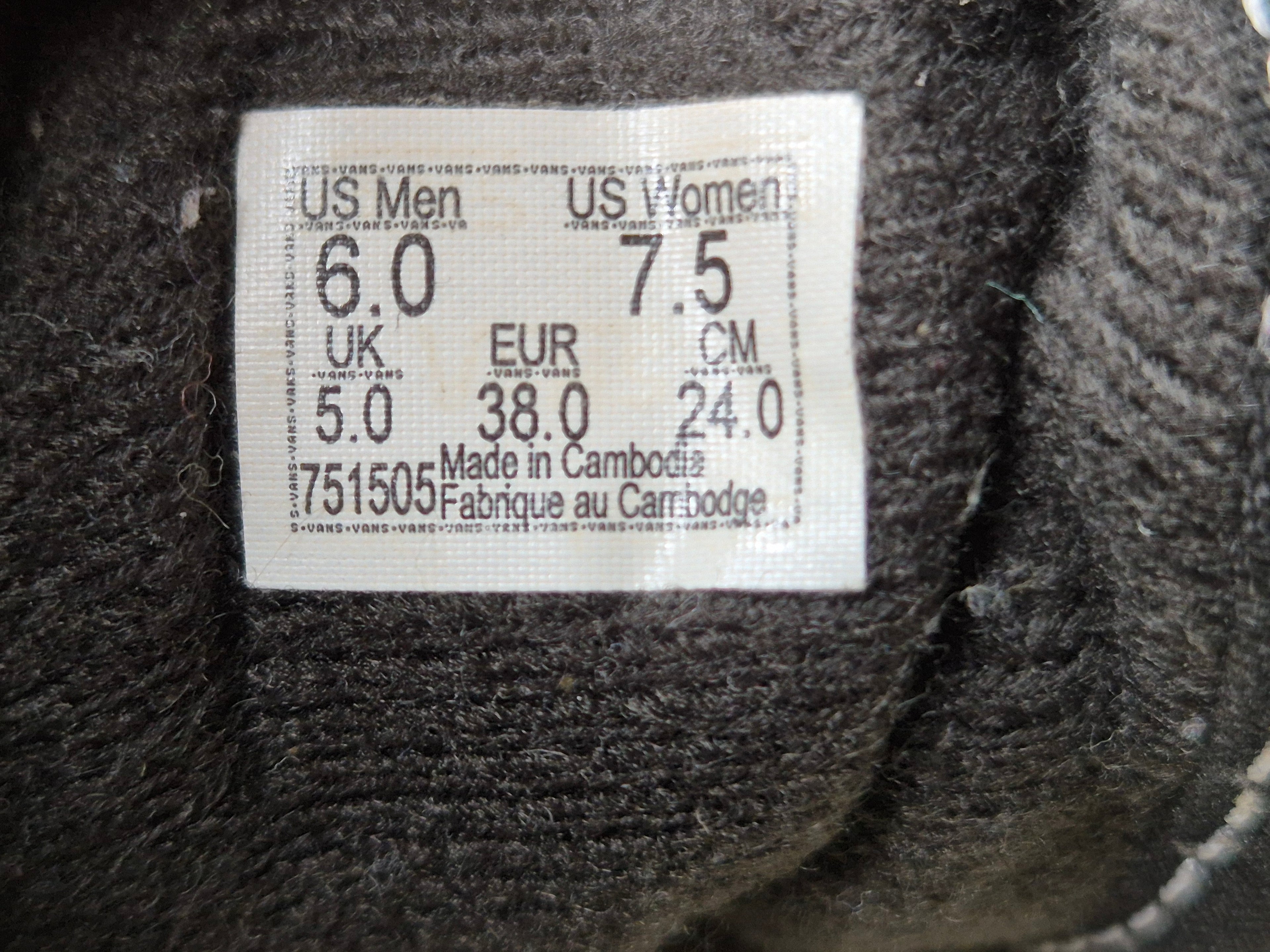 Vans Old Skool Sneaker – Schwarz/Weiß, Canvas/Wildleder, Gr. 38, gebraucht