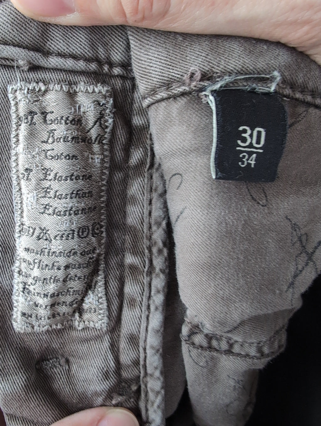 Drykorn Beleaguered Slim Fit Jeans Khaki 30/34 Good Condition