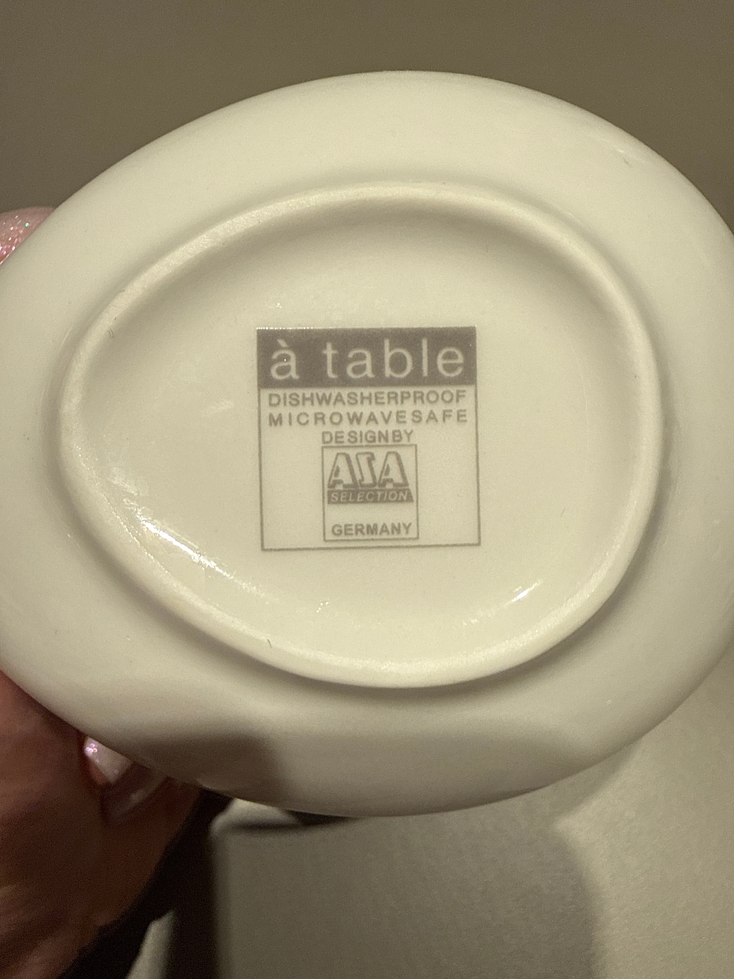 ASA Selection „à table“ Milch-/Saucenkanne 200ml Porzellan Weiß, guter Zustand