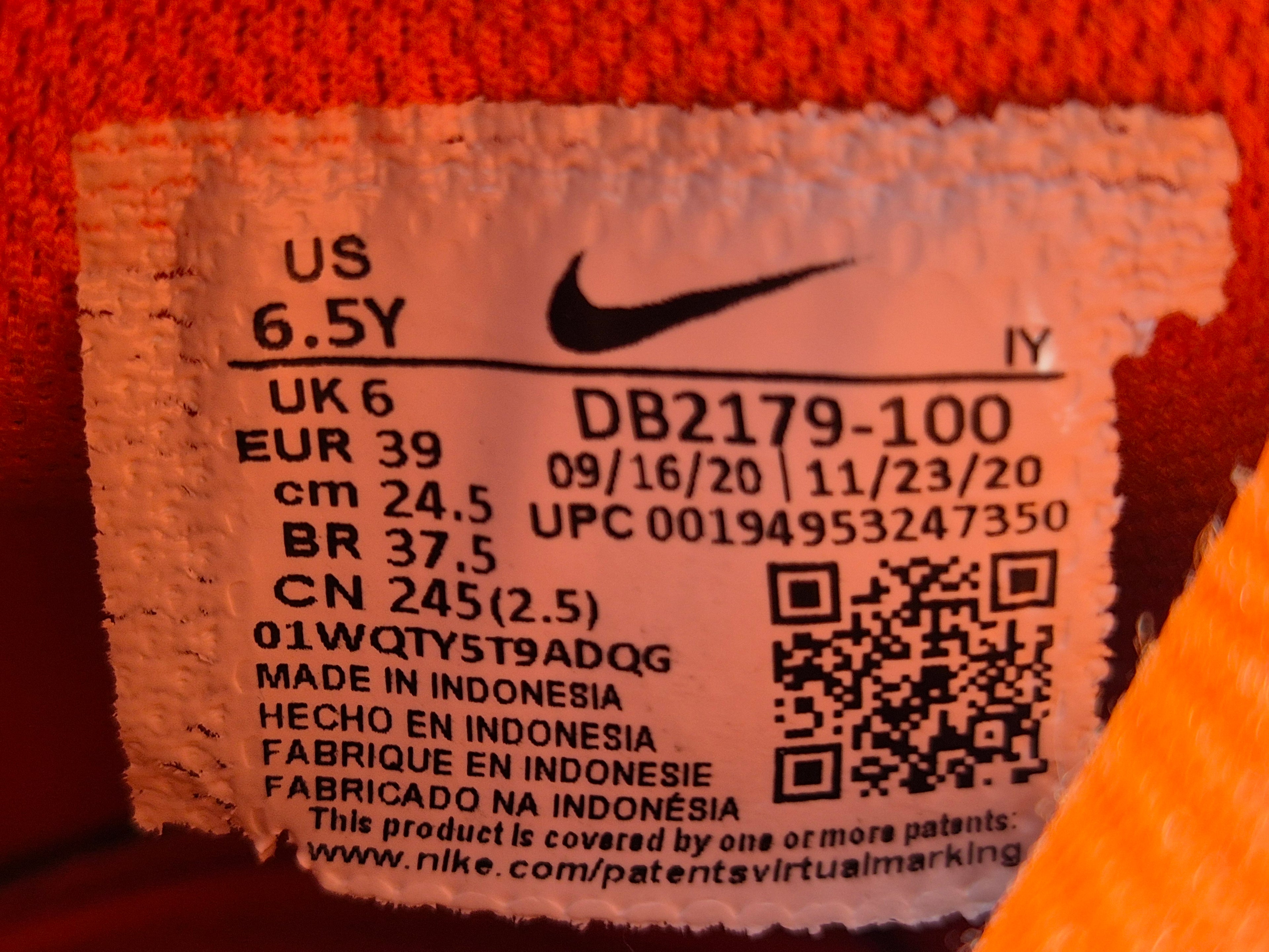 Nike Dunk High Syracuse – Gr. 39 – Orange/Weiß – guter Zustand