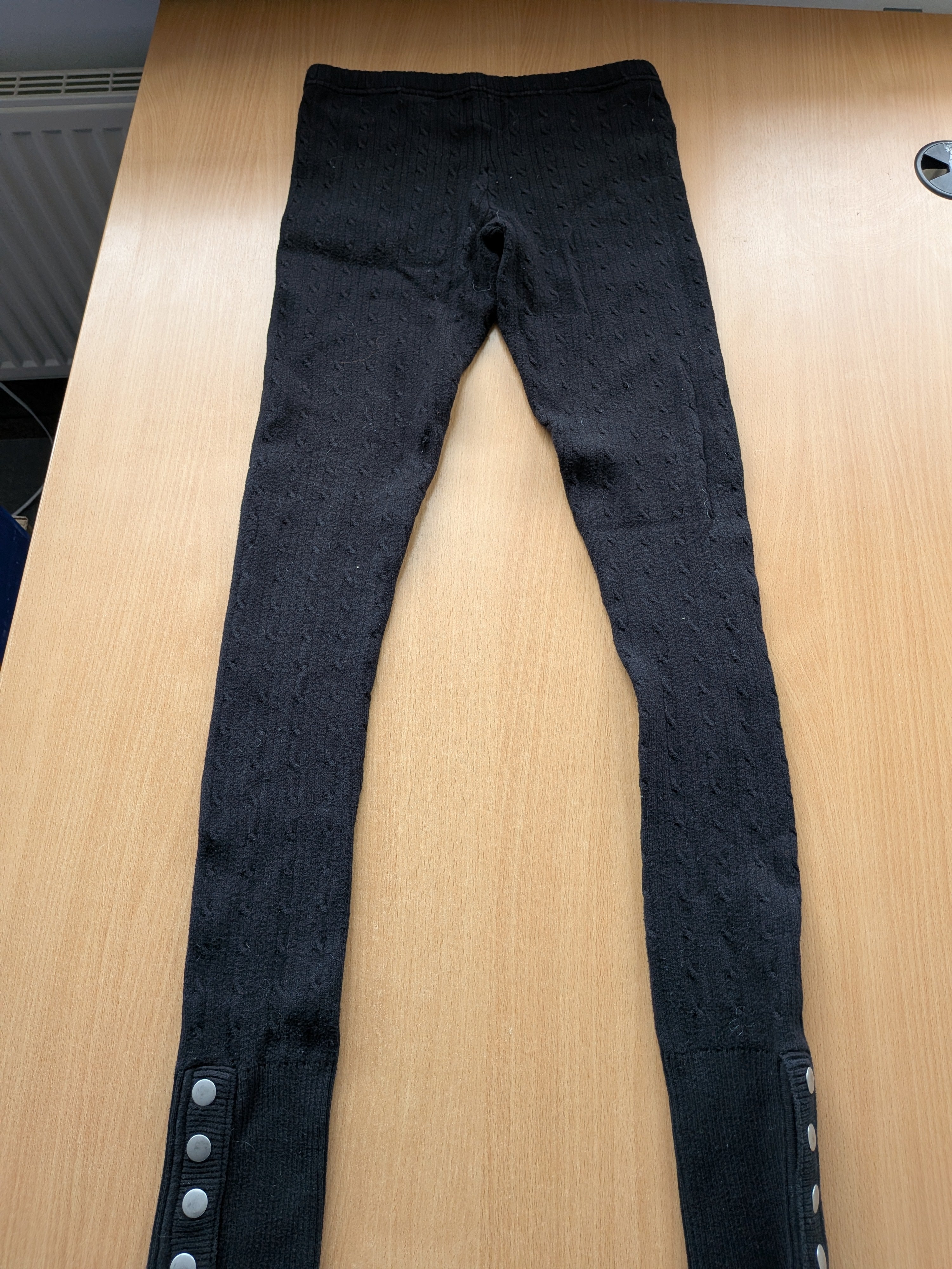 Hilfiger Denim Leggings, Schwarz, Gr. M, Sehr Gut