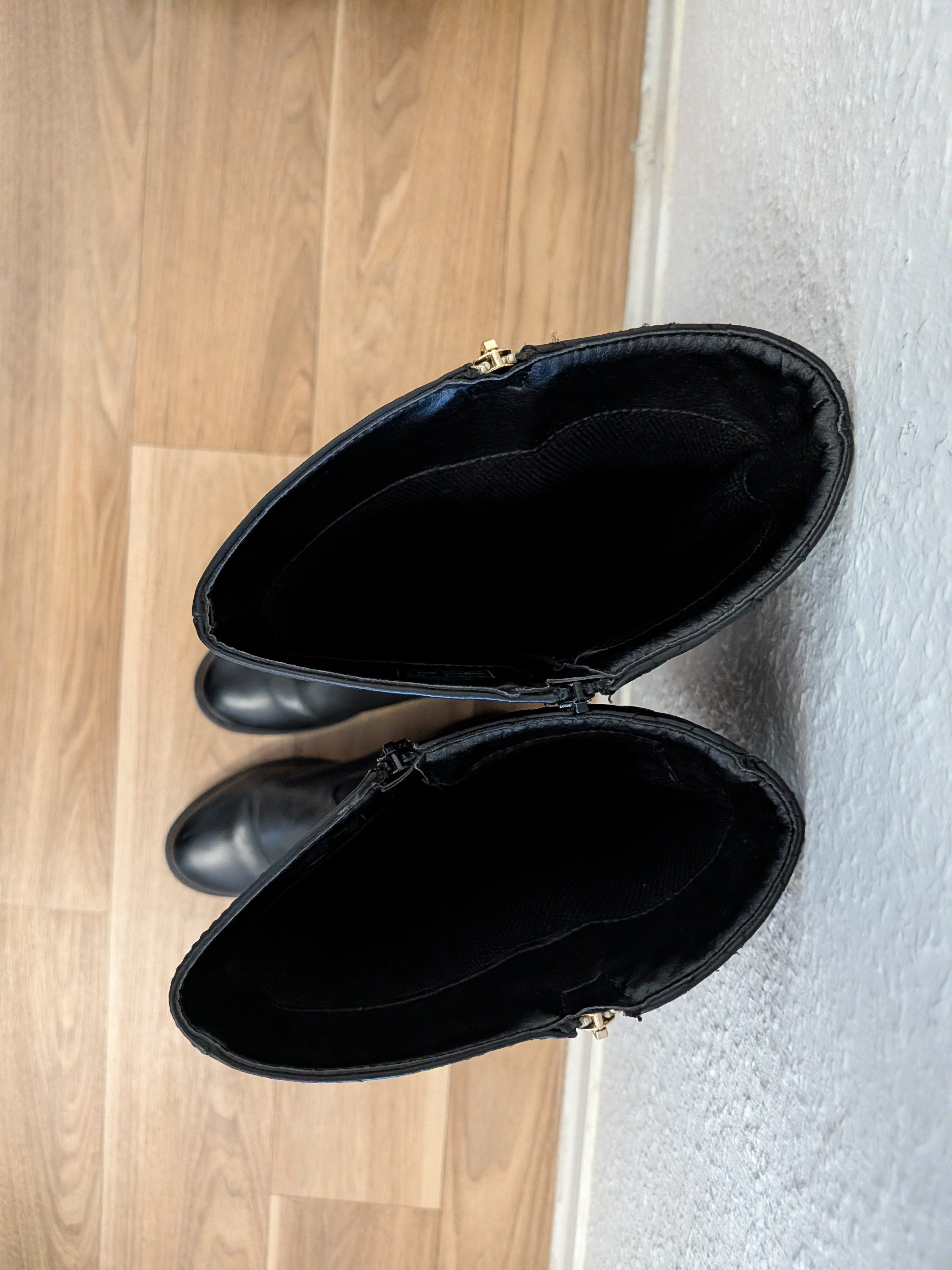 Claudia Ghizzani Reitstiefel – Leder, Schwarz, Größe 39, Wie Neu