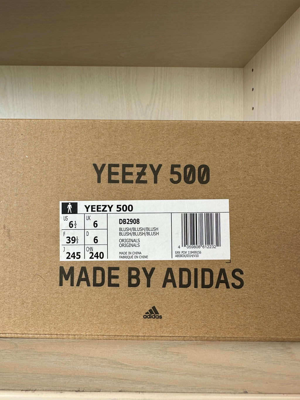 Adidas Yeezy 500 Blush | Größe EU 39 1/3 | mit Box | Guter Zustand