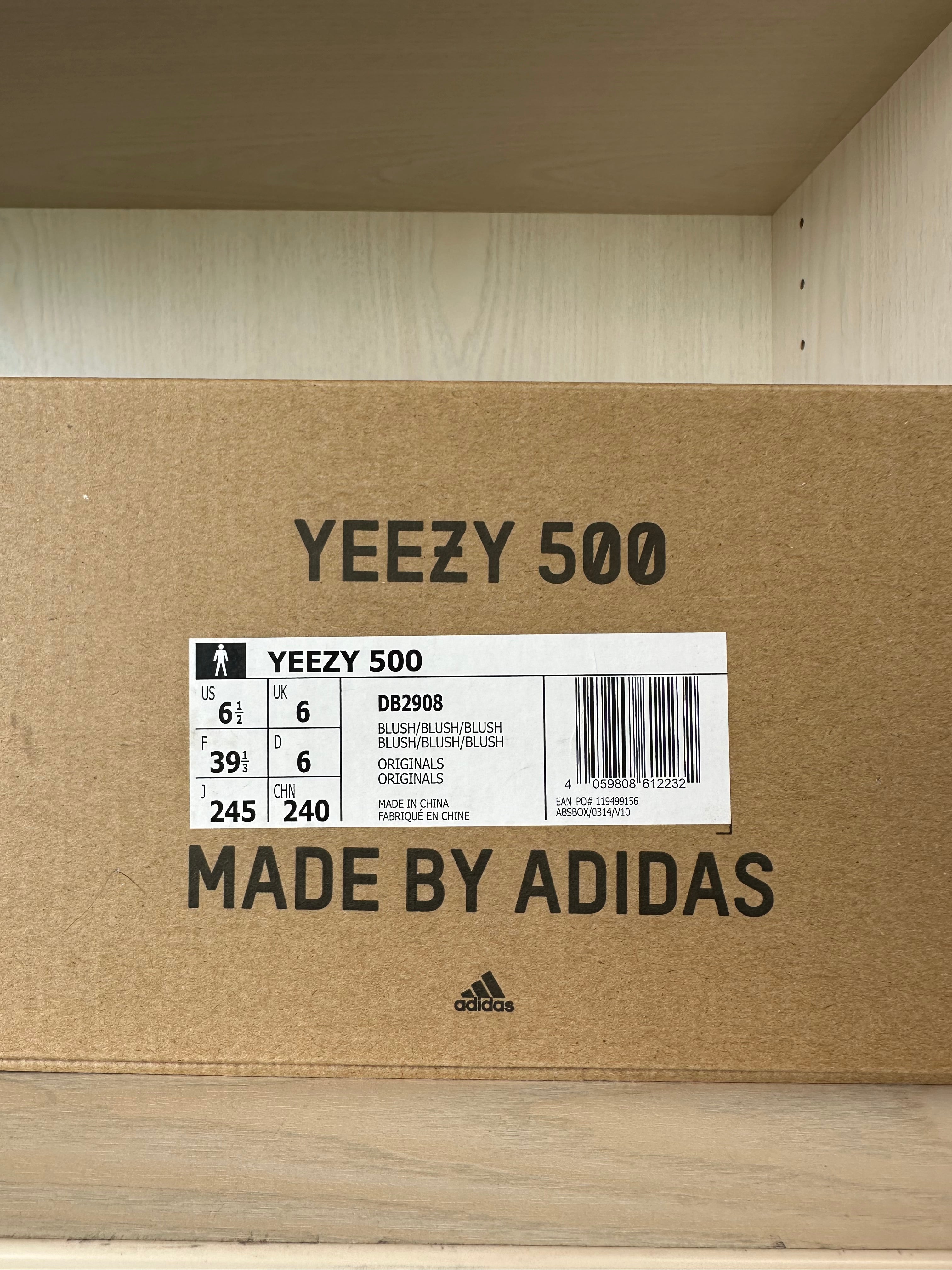 Adidas Yeezy 500 Blush | Größe EU 39 1/3 | mit Box | Guter Zustand