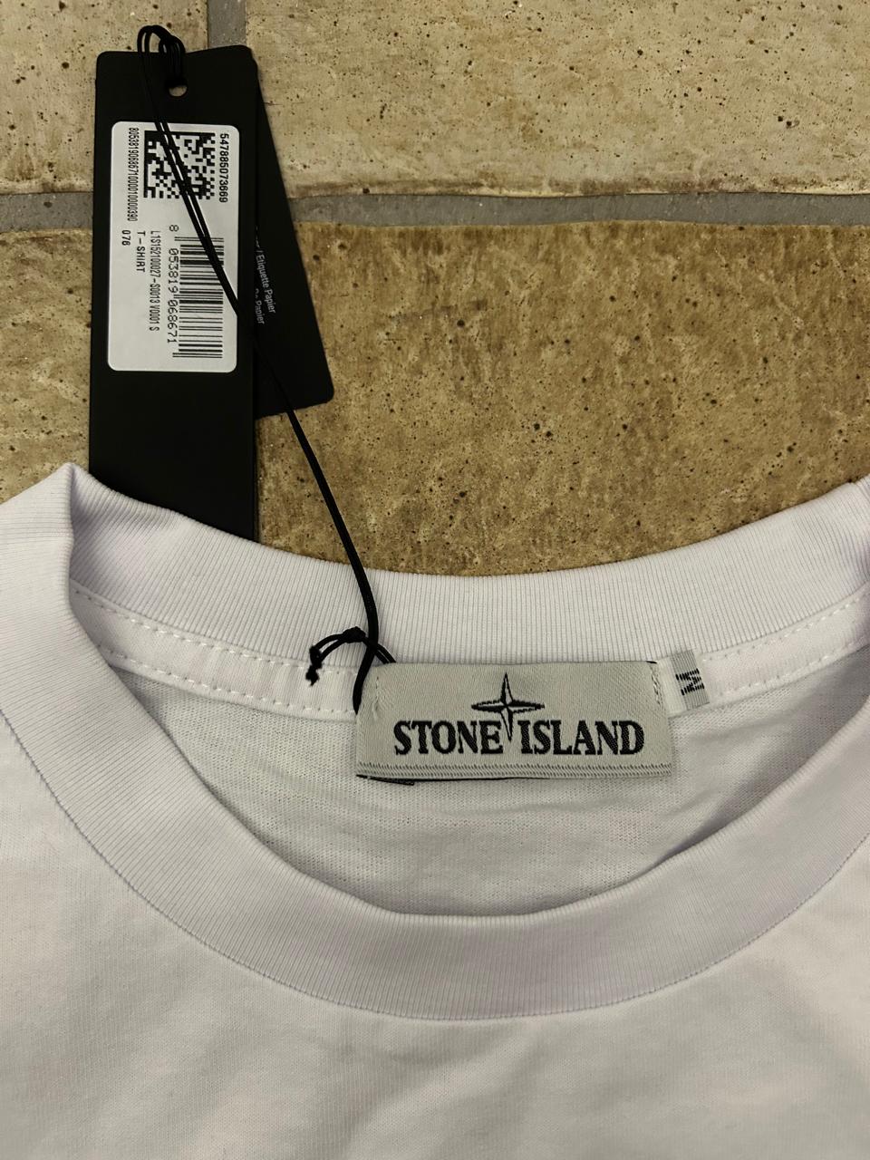Stone Island Basic T-Shirt White M 100% Cotton New