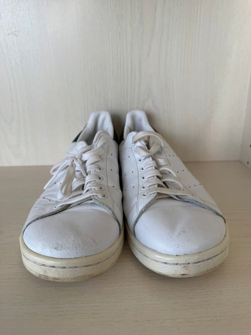 Adidas Stan Smith Weiß/Blau – US 11 EU 45 – Leder Sneaker – Gebraucht