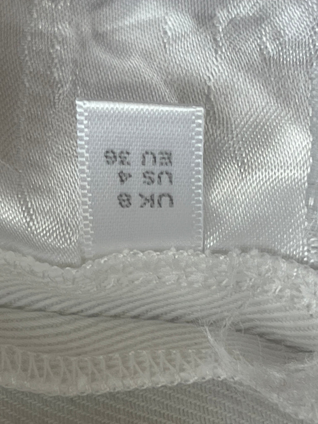 Christopher Kane Weißes Kleid mit Herz-Stickerei | US 10 / EU 42 | Wie Neu