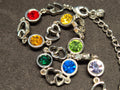 MKM Design Regenbogen Herz Armband | Verstellbar 16–20 cm | Silberfarben | Top