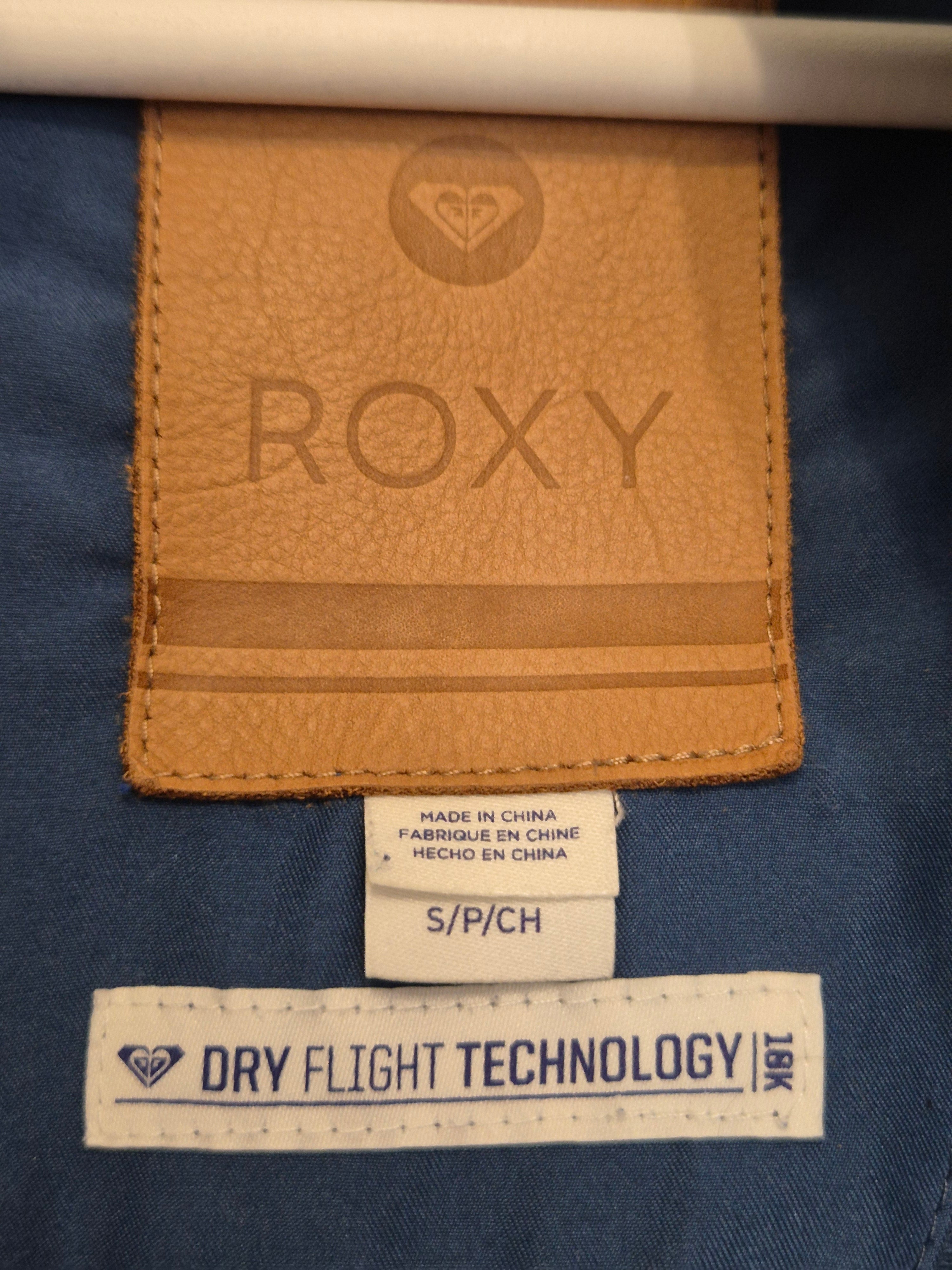 Roxy Damen Snowboardjacke DryFlight 10K, Blau Floral, Gr. S, Sehr Gut