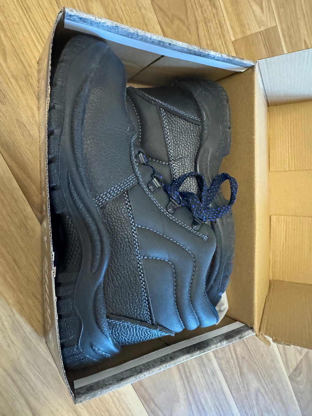 Burgia Sauerland S3 Sicherheitsstiefel BS42112, Gr. 40, Schwarz/Blau, neuwertig