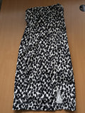 Stella McCartney Leopard Print Strapless Dress, IT 38 XS, Black/White, Very Good