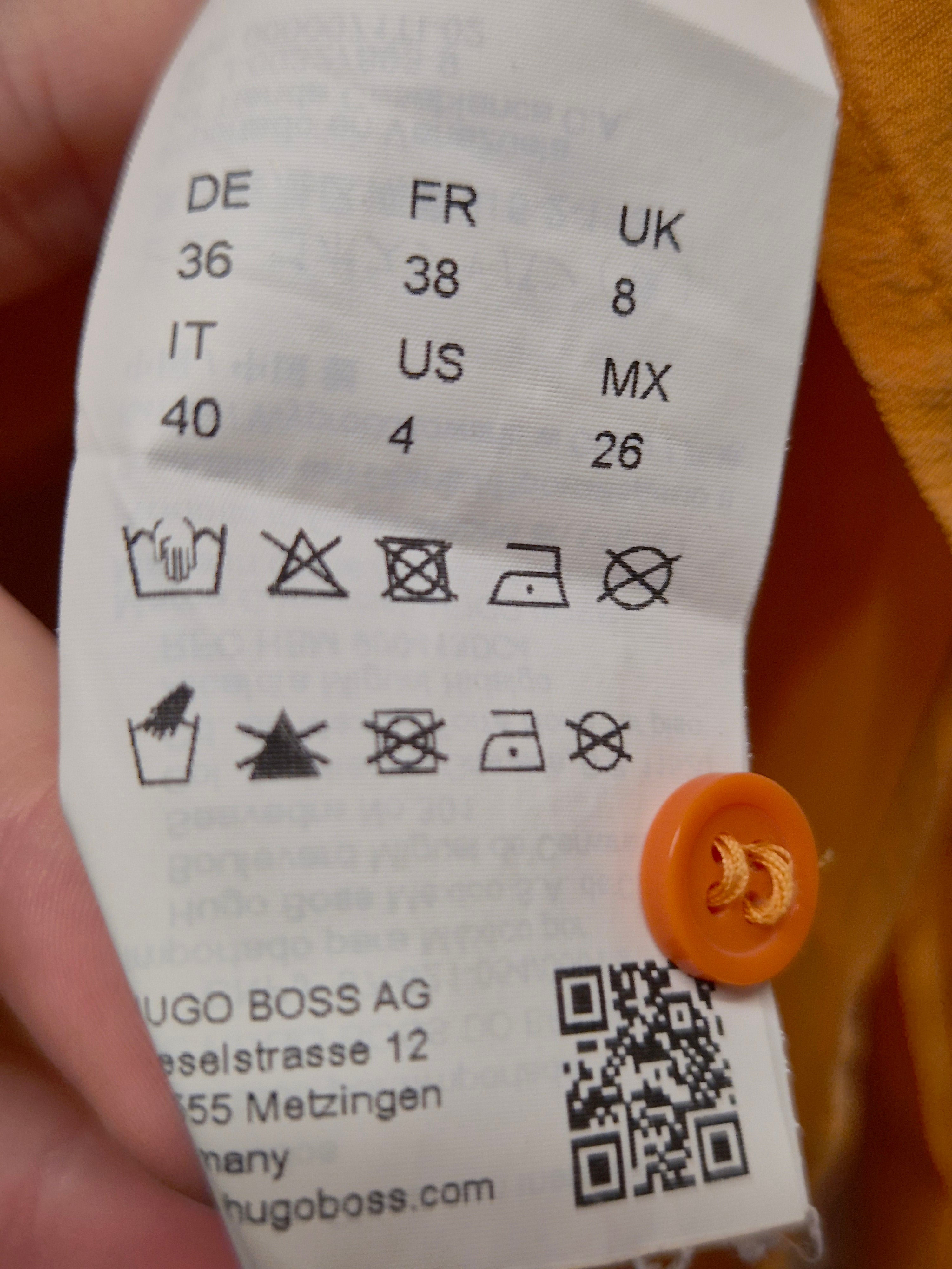 Hugo Boss Cardigan Orange DE 36 / FR 38 / UK 8 / US 4 Sehr Gut