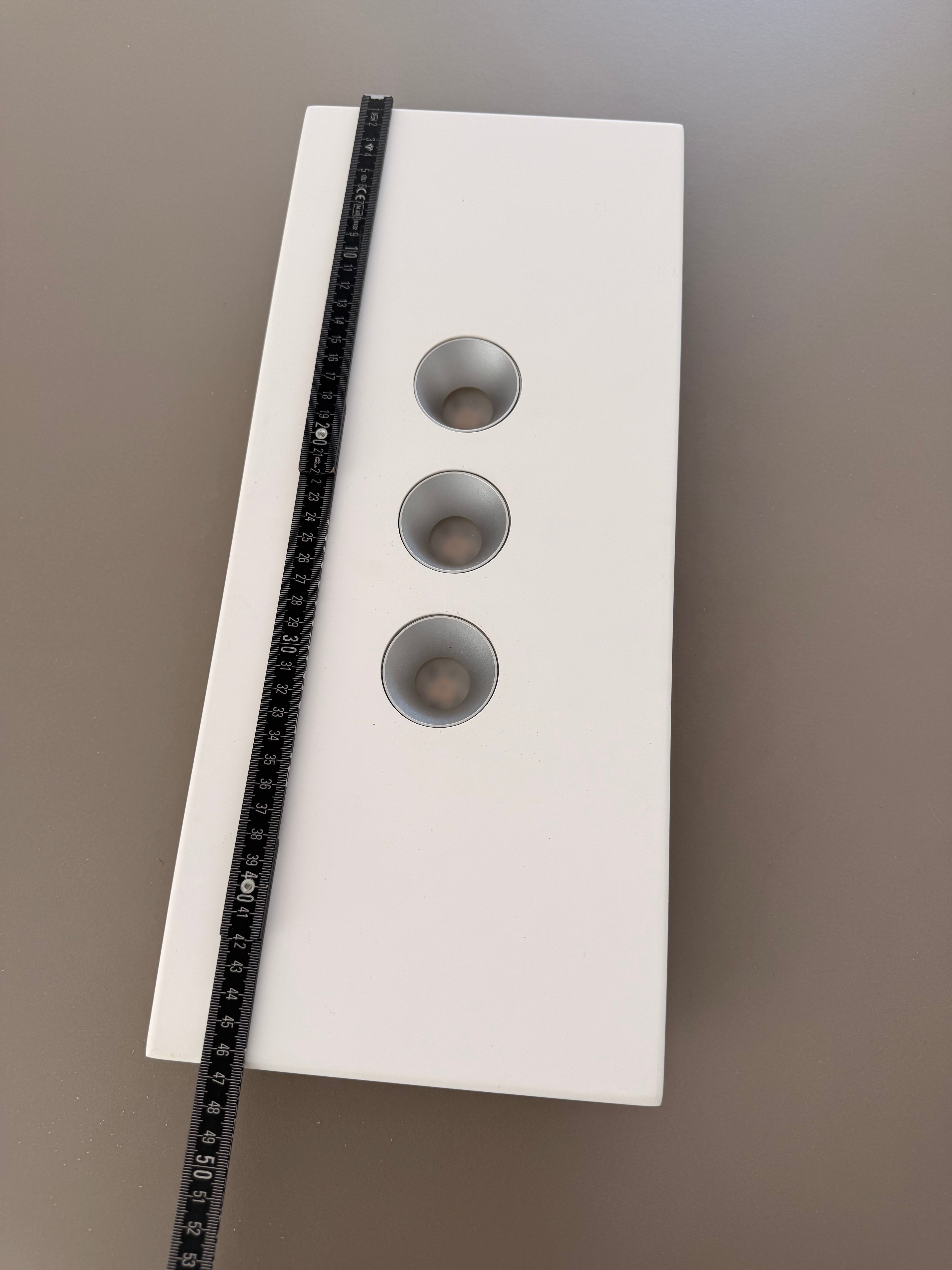 Icone Confort 3 LED Deckenleuchte – 3×4,5W, 60cm, Weiß, sehr guter Zustand