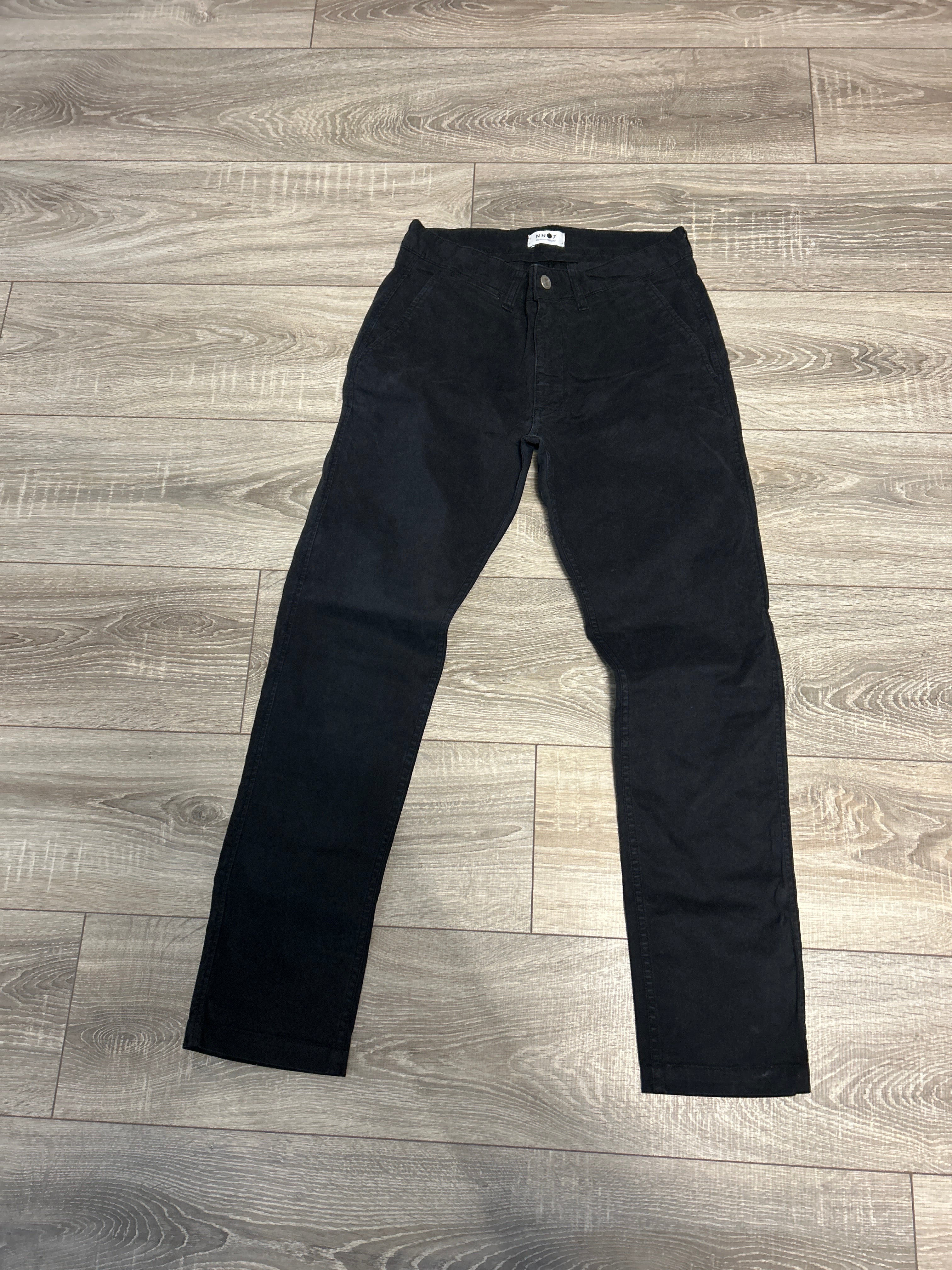 NN07 Marco Chino Trousers – Black, W30 L30, Normal Use