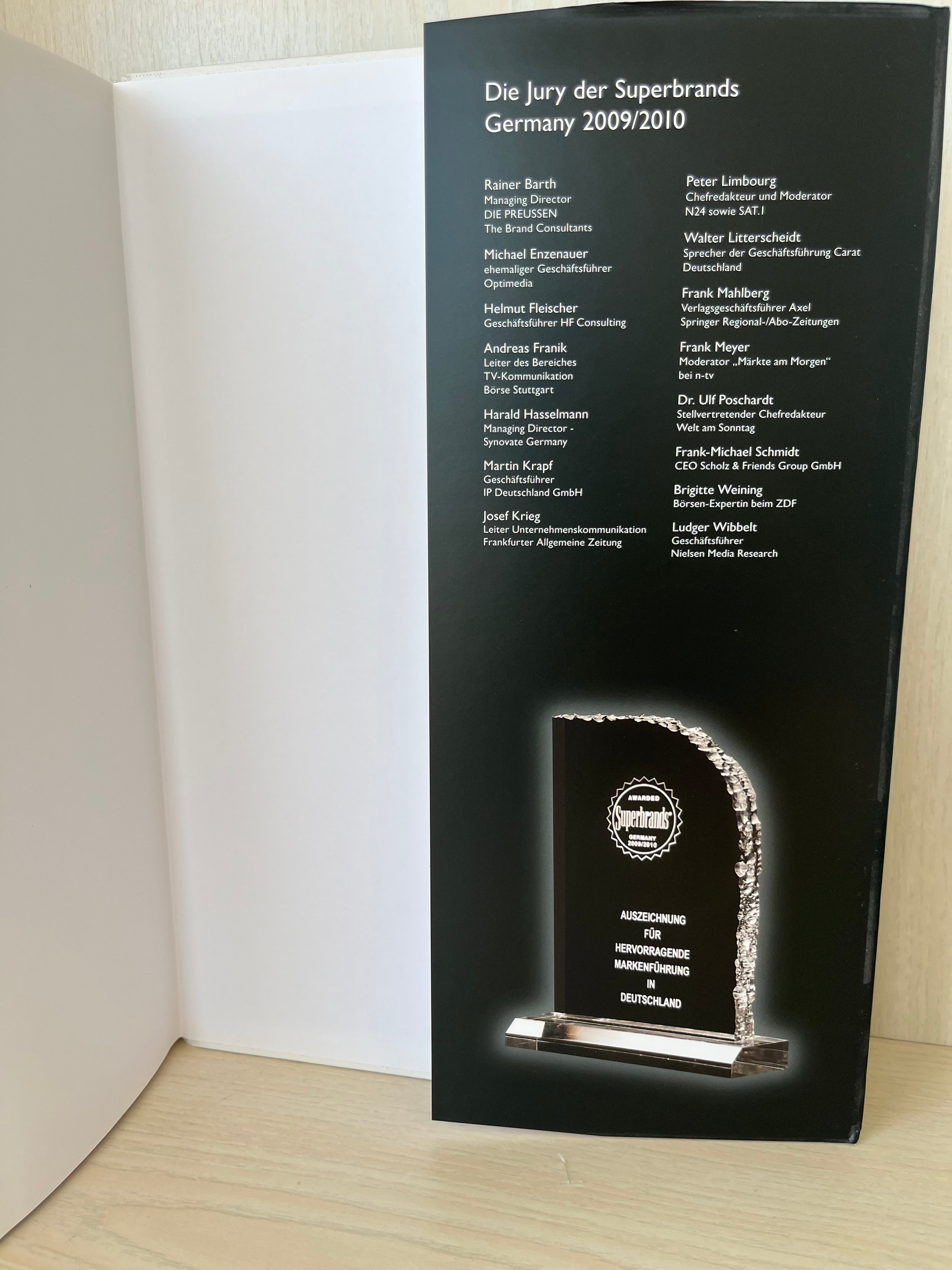 Superbrands Germany – Hardcover Markenjahrbuch, sehr guter Zustand