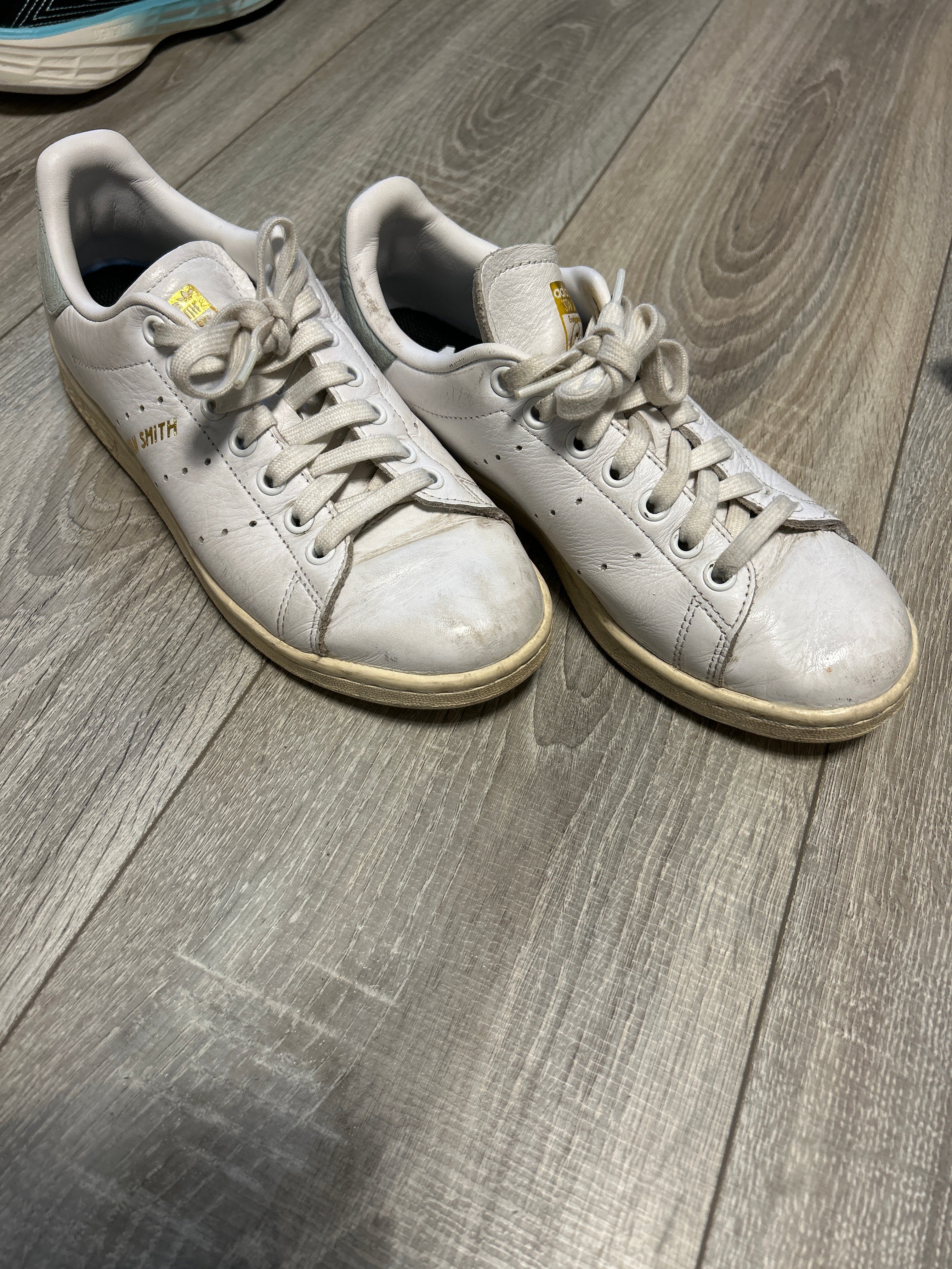 Adidas Stan Smith Lux – weiß, Gr. 38 2/3, Leder, guter Zustand