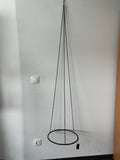 House Doctor Deco Ring Nicky Black Metal Hanging Ring Ø35cm Like New