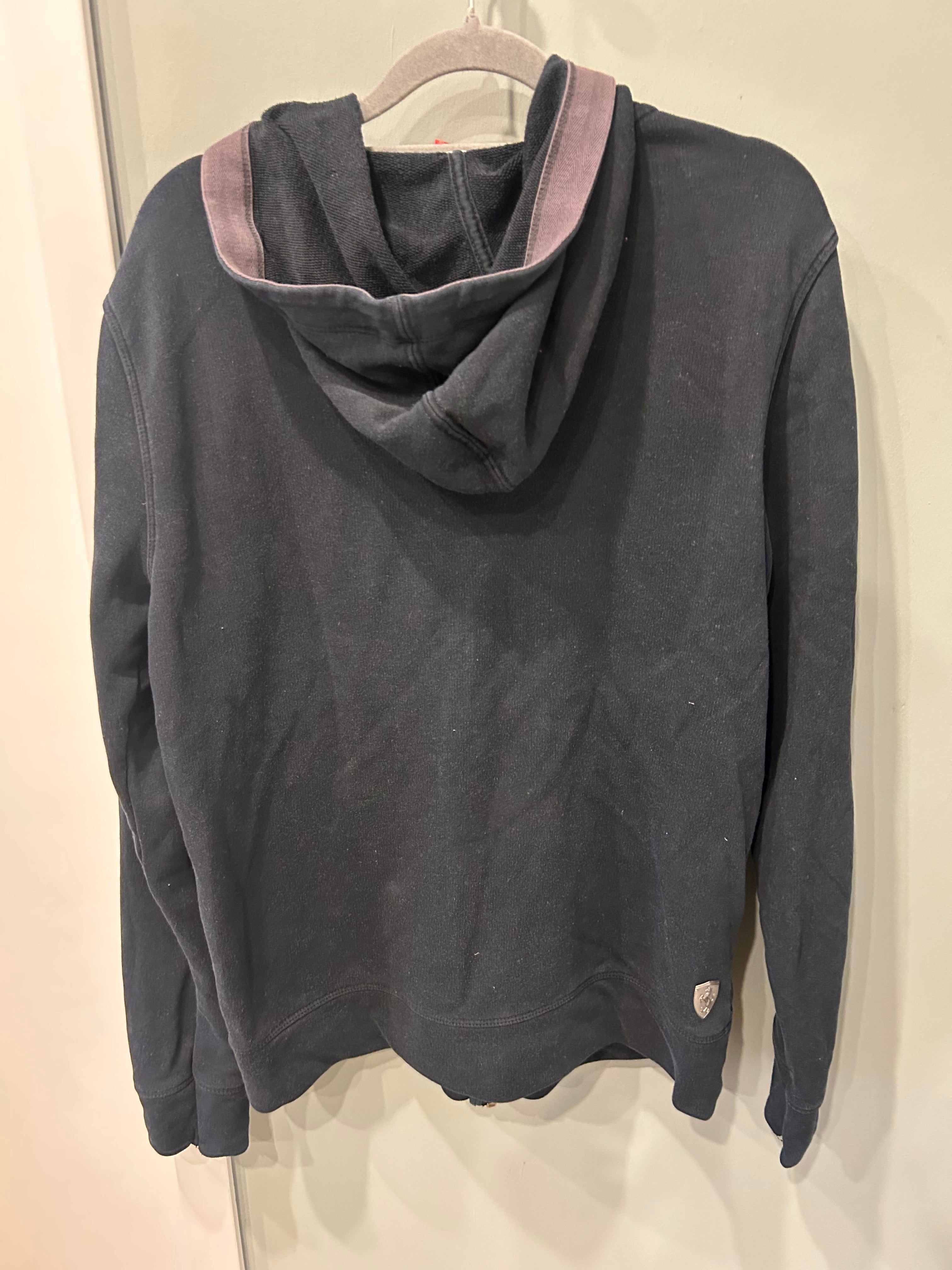 Puma Ferrari Shield Zip-Hoodie S – Schwarz – Guter Zustand